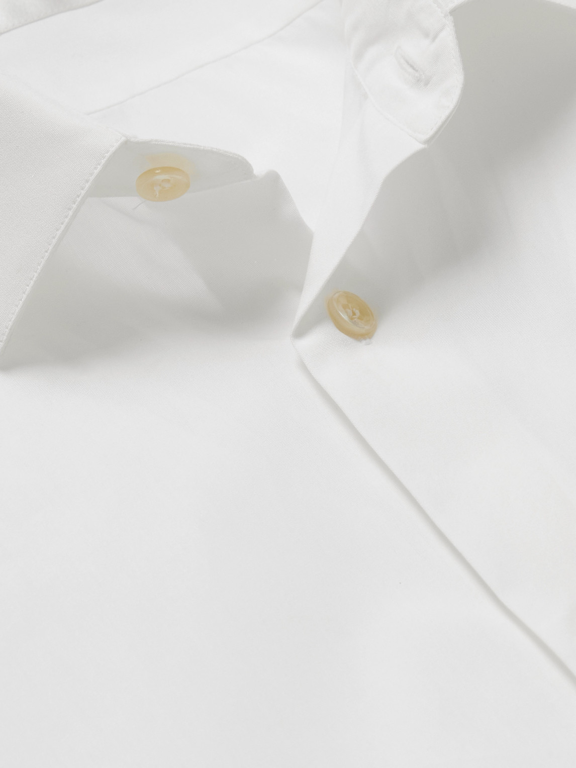 Slim-Fit Cotton-Poplin Shirt