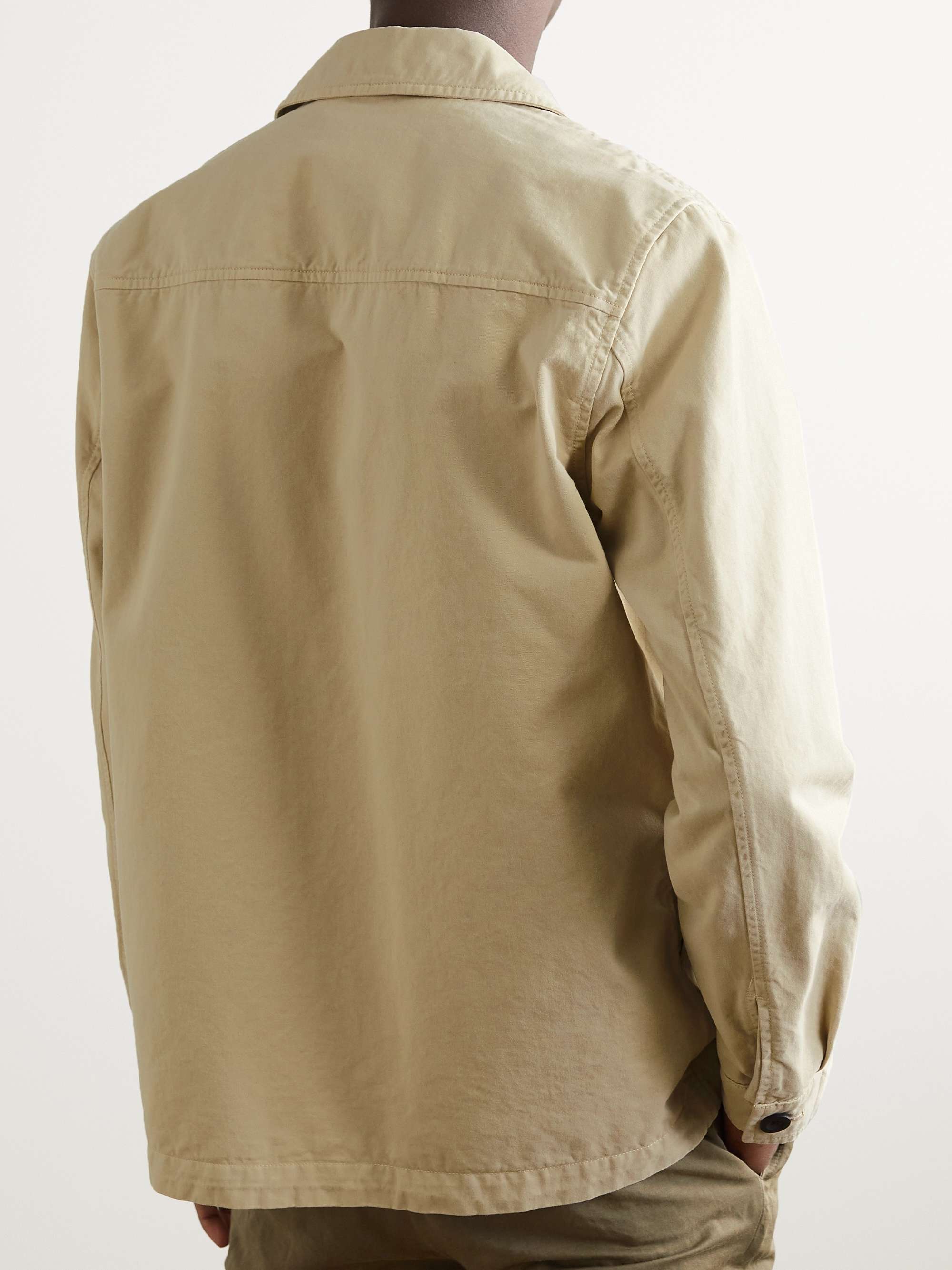 MR P. Garment-Dyed Cotton Overshirt