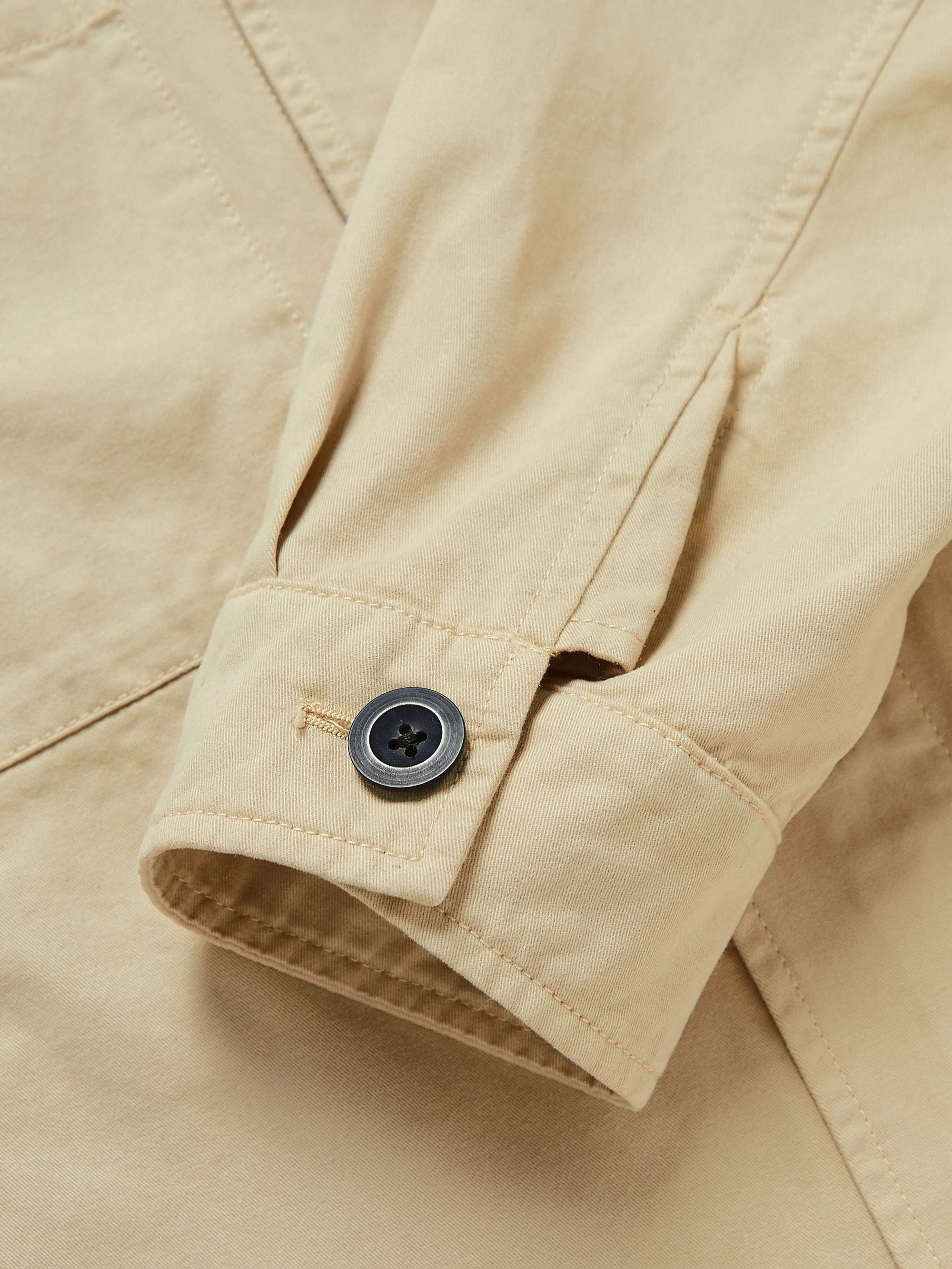 MR P. Garment-Dyed Cotton Overshirt for Men | MR PORTER