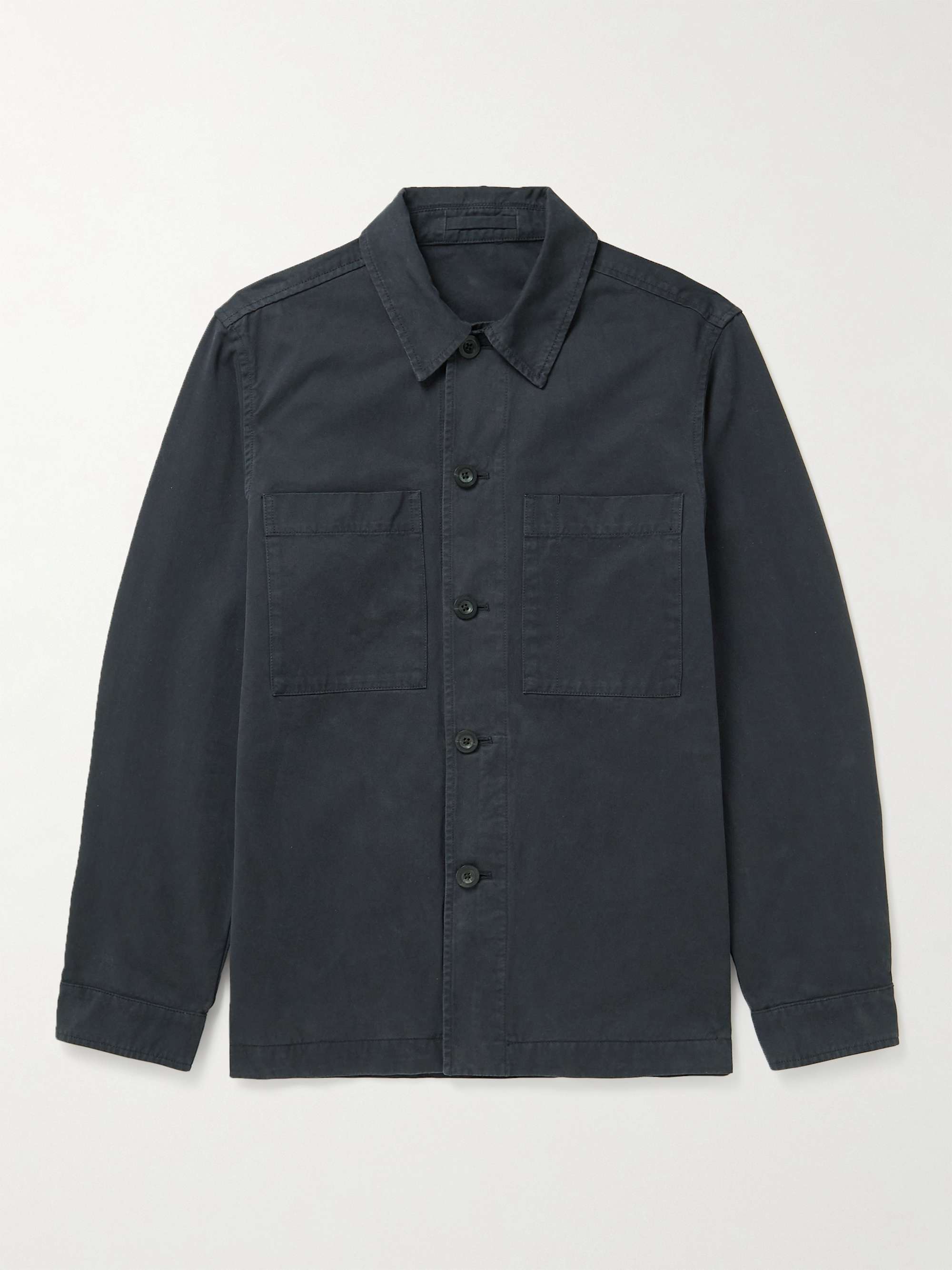 MR P. Garment-Dyed Linen Shirt for Men