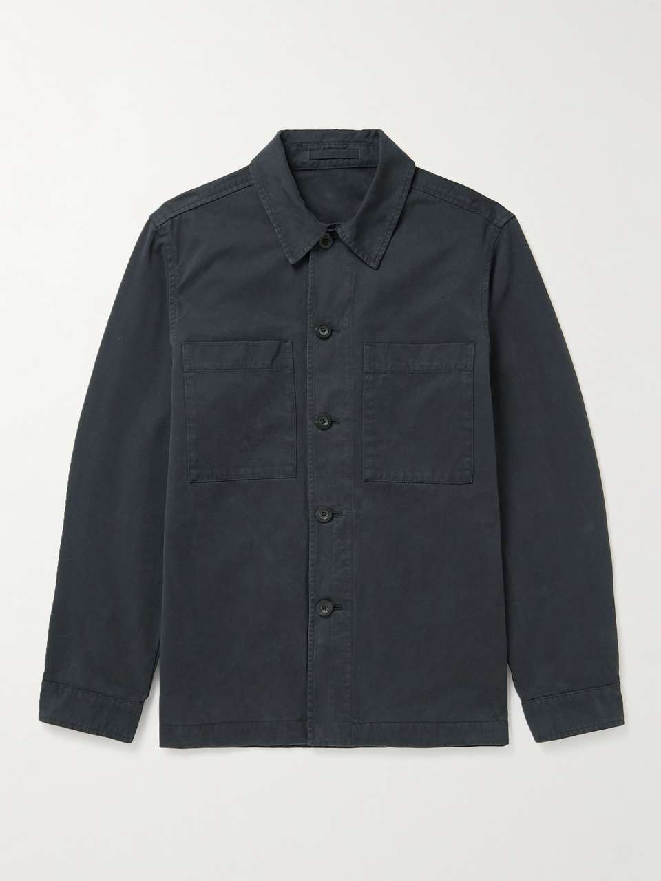 MR P. Garment-Dyed Cotton Overshirt for Men | MR PORTER