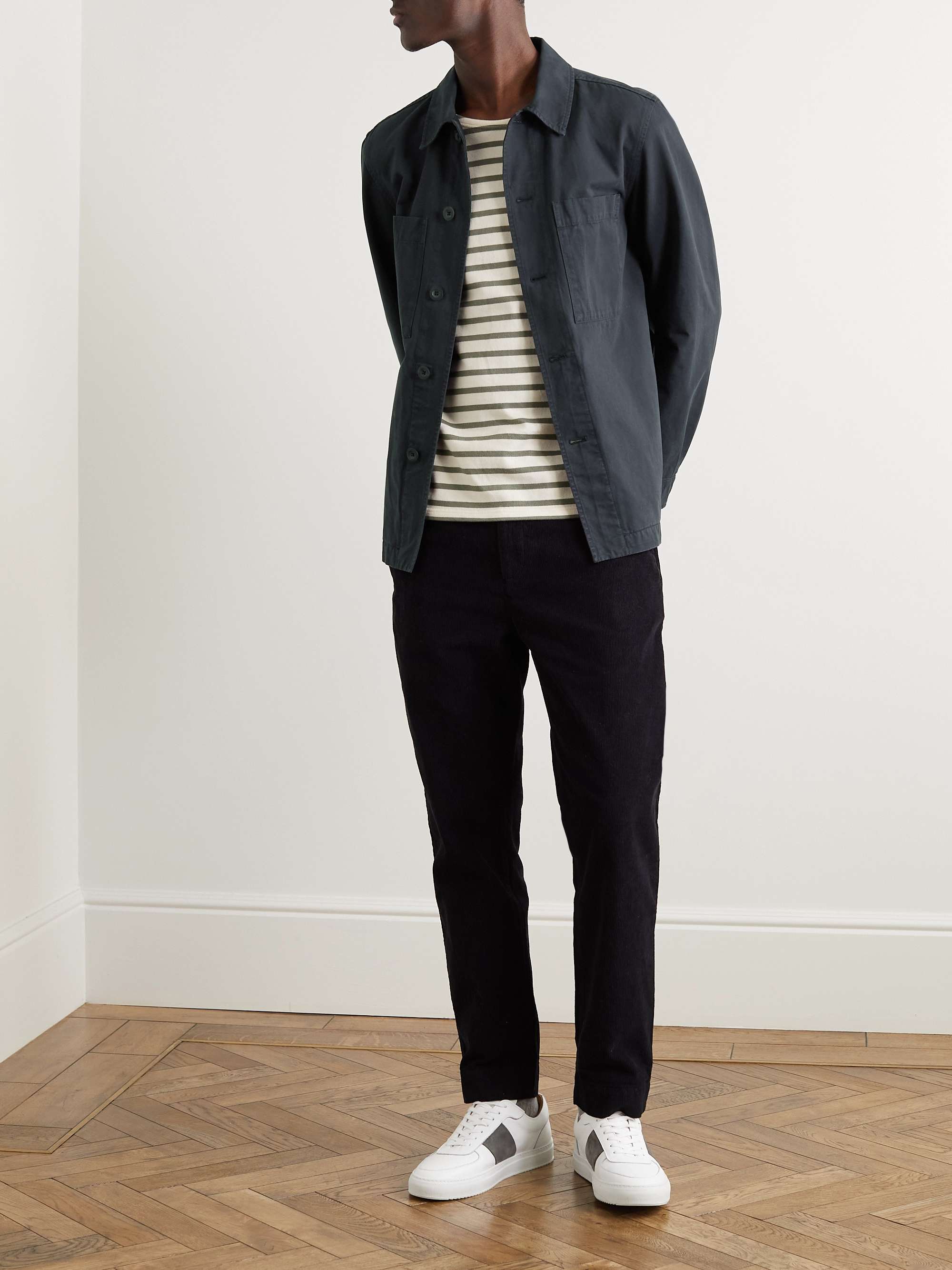 MR P. Garment-Dyed Cotton Overshirt for Men | MR PORTER