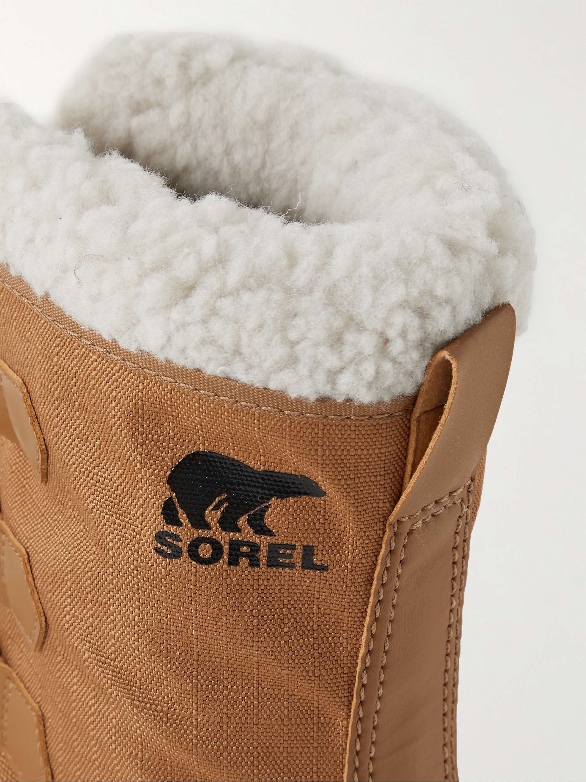 SOREL 1964 Pac™ Faux Shearling-Trimmed Nylon-Ripstop and Rubber Snow Boots