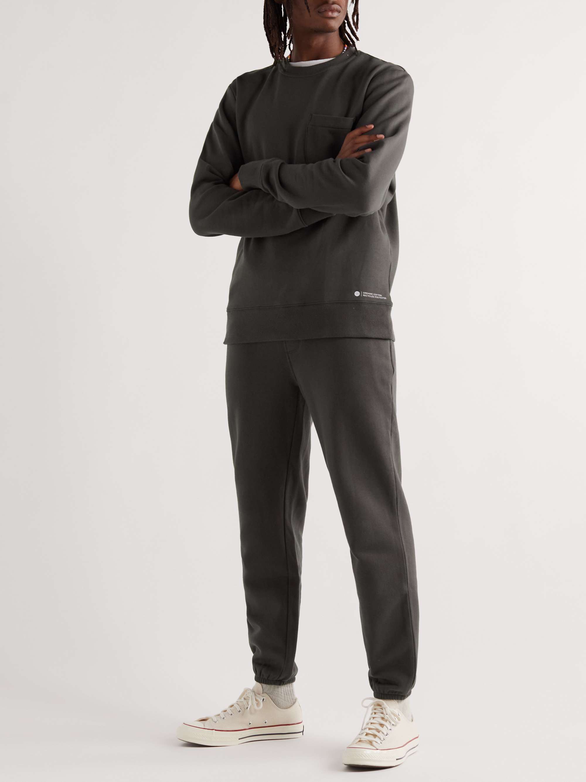 OUTERKNOWN All-Day Tapered Organic Cotton-Blend Jersey Sweatpants