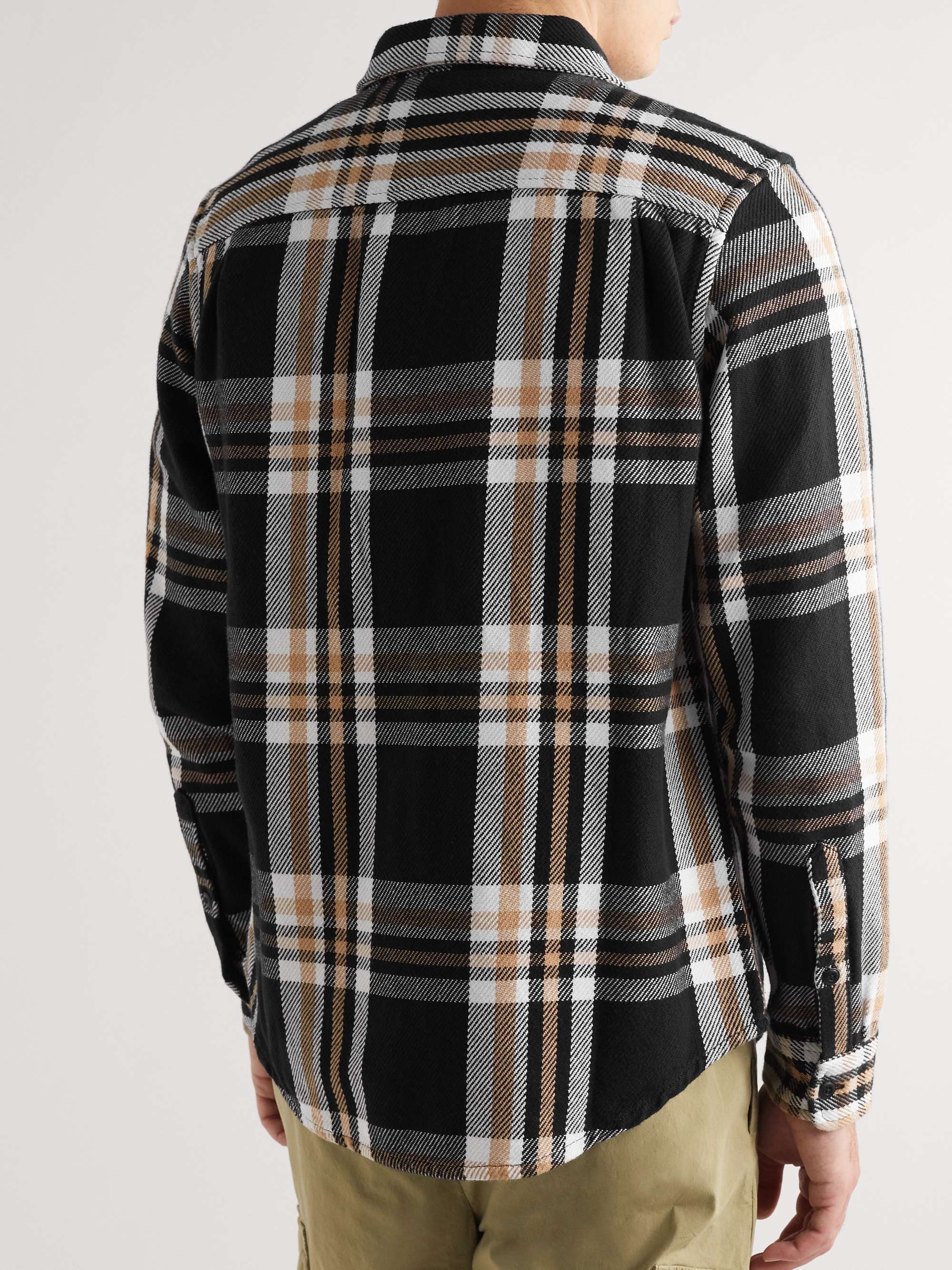 OUTERKNOWN Blanket Checked Organic Cotton-Twill Shirt