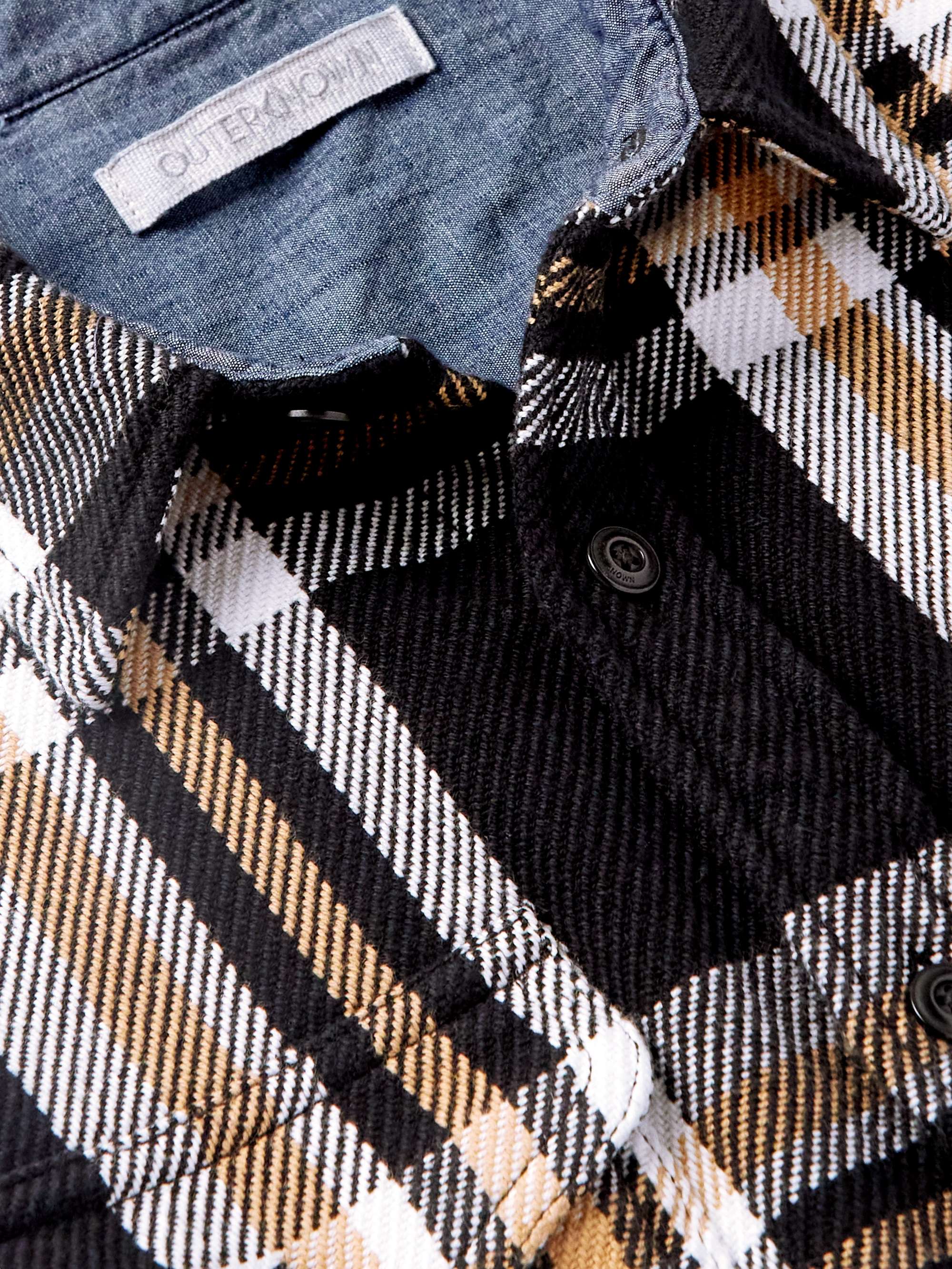 OUTERKNOWN Blanket Checked Organic Cotton-Twill Shirt