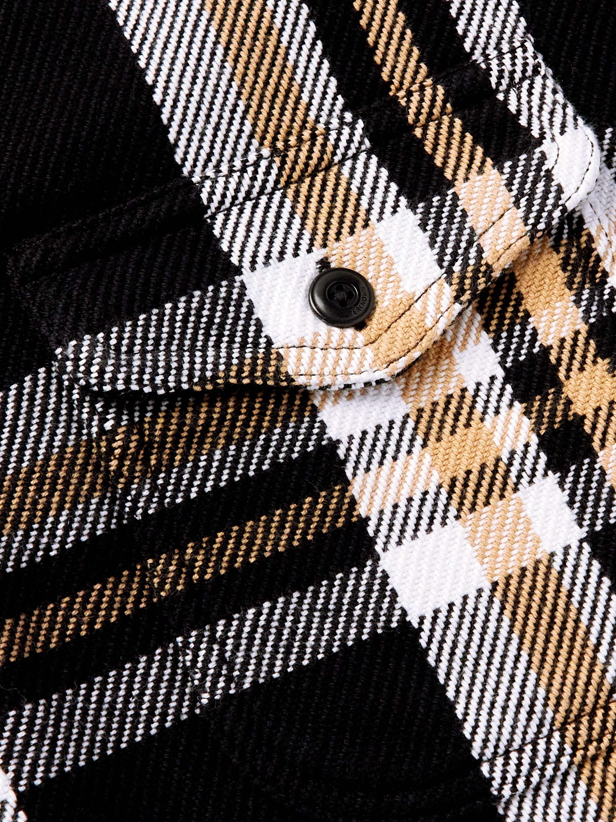 OUTERKNOWN Blanket Checked Organic Cotton-Twill Shirt
