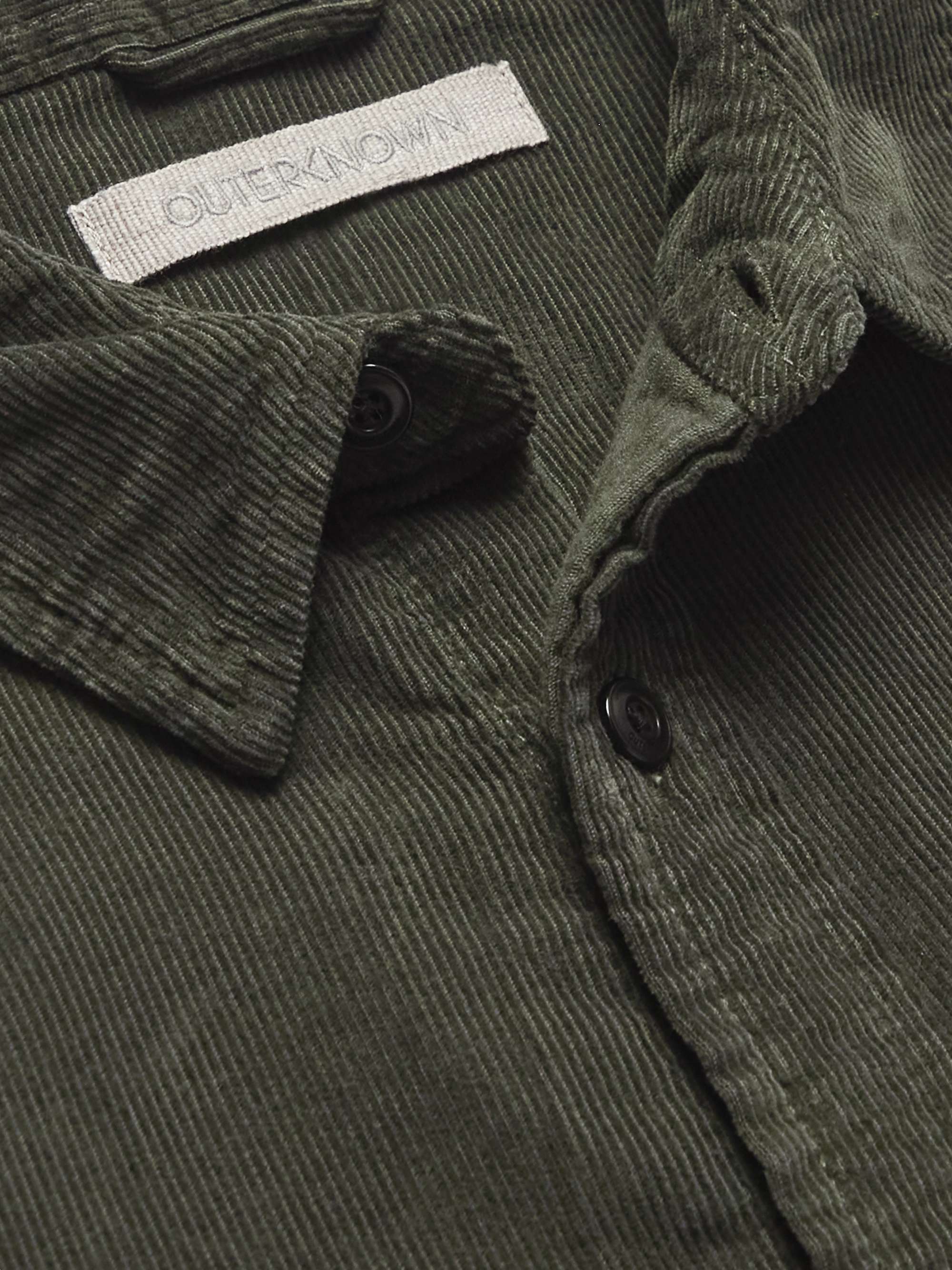 OUTERKNOWN Seventyseven Organic Cotton-Corduroy Shirt