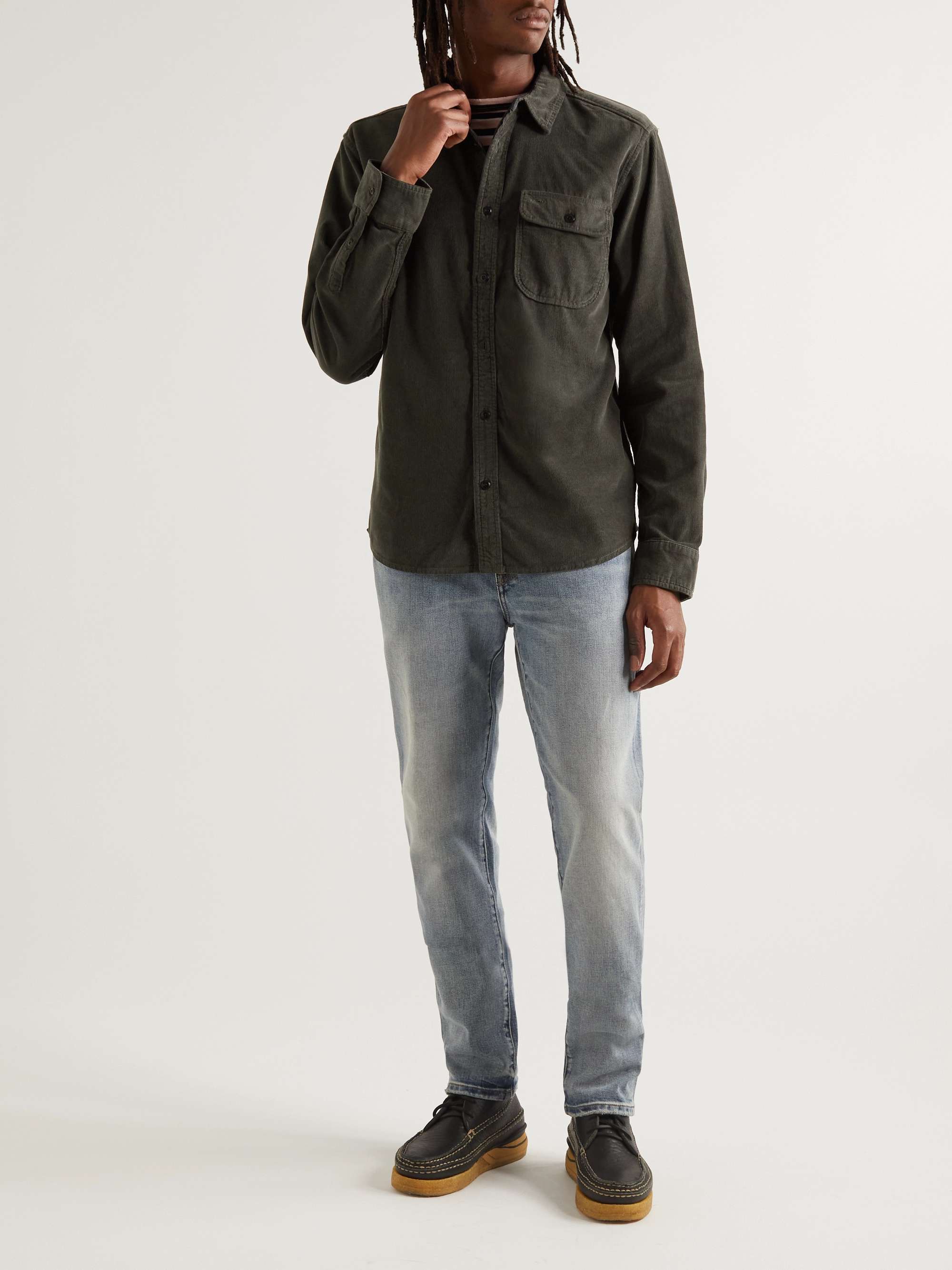 OUTERKNOWN Seventyseven Organic Cotton-Corduroy Shirt