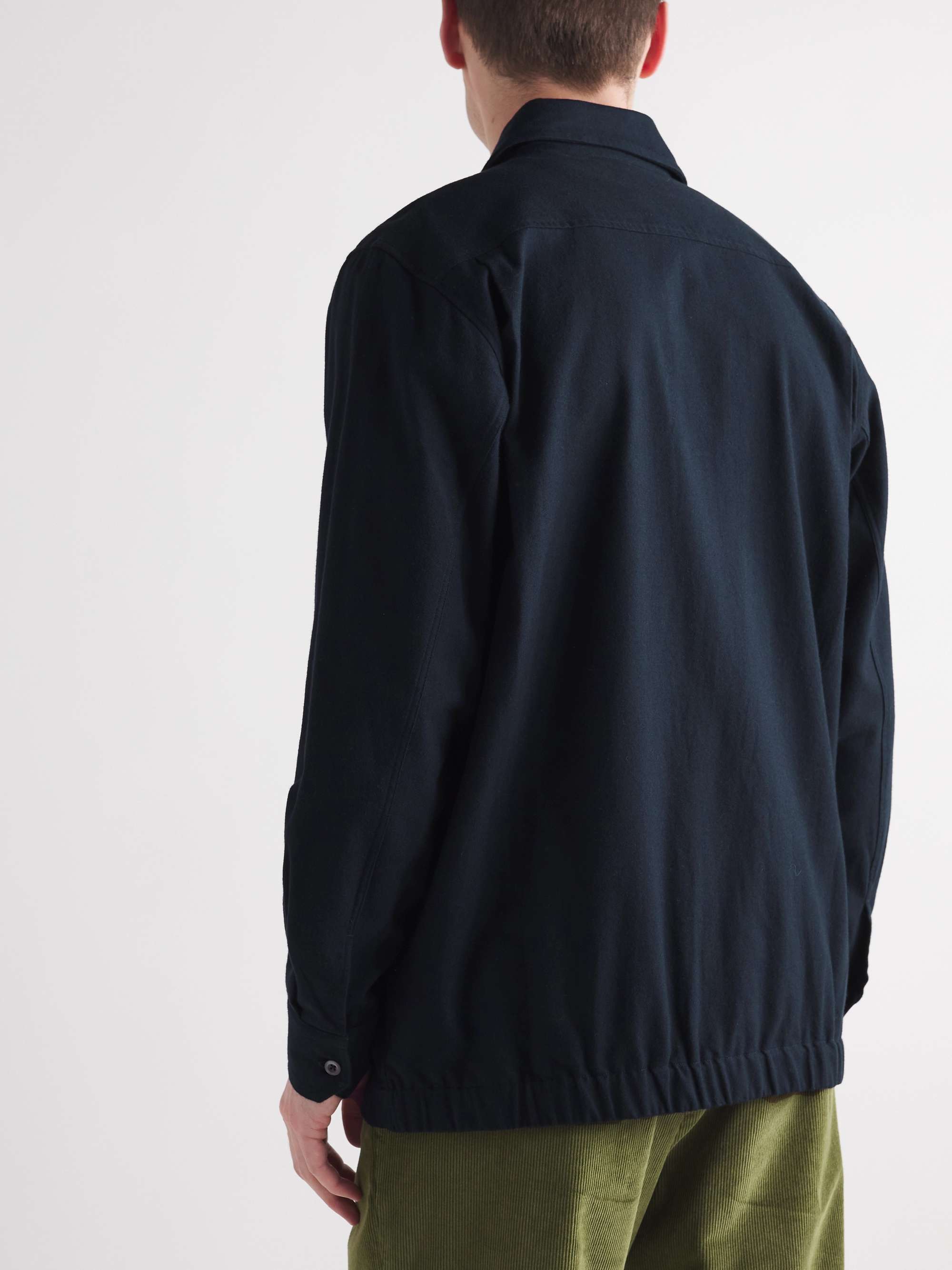 MR P. Cotton-Flannel Shirt Jacket