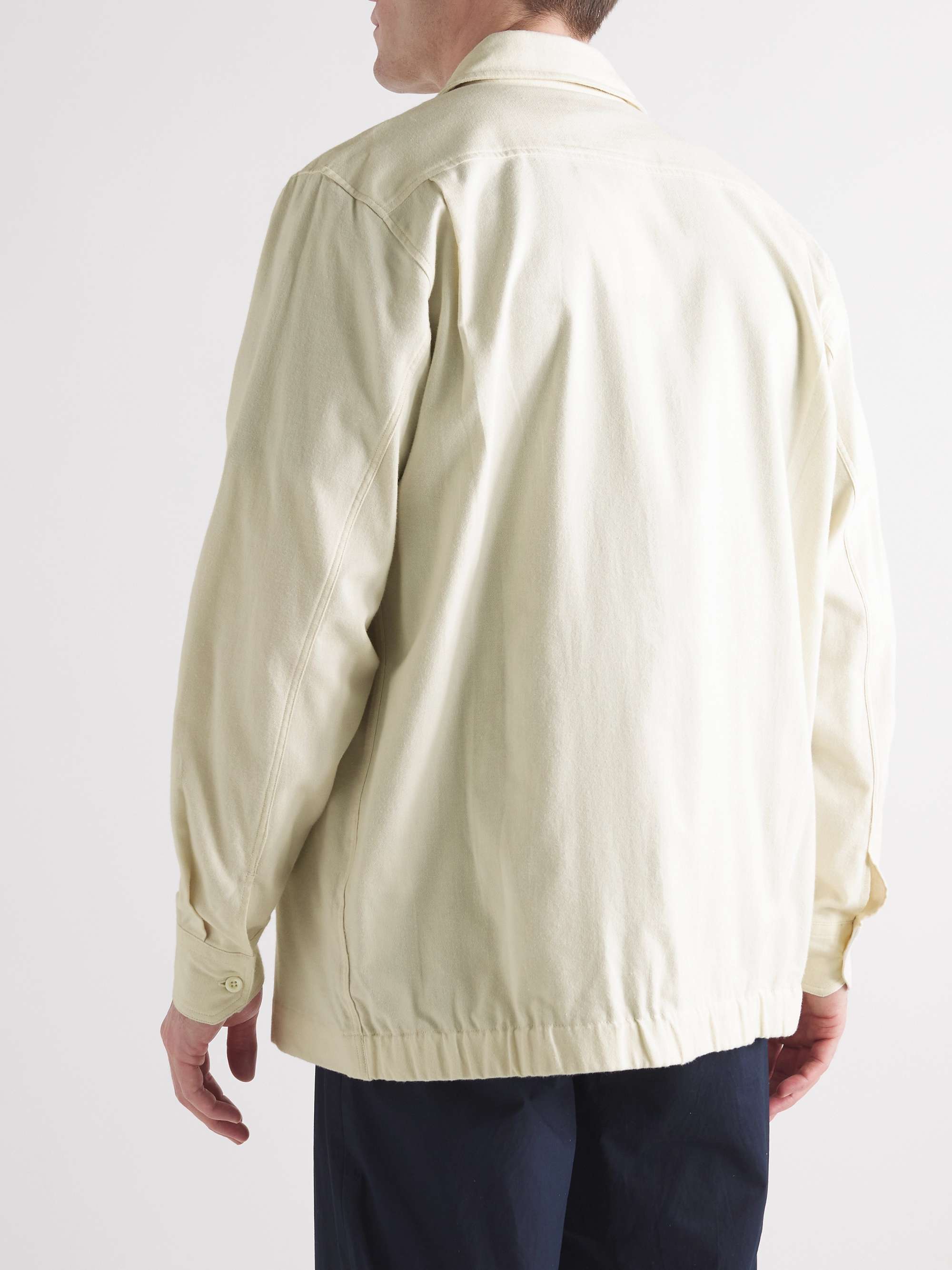 MR P. Cotton-Flannel Shirt Jacket