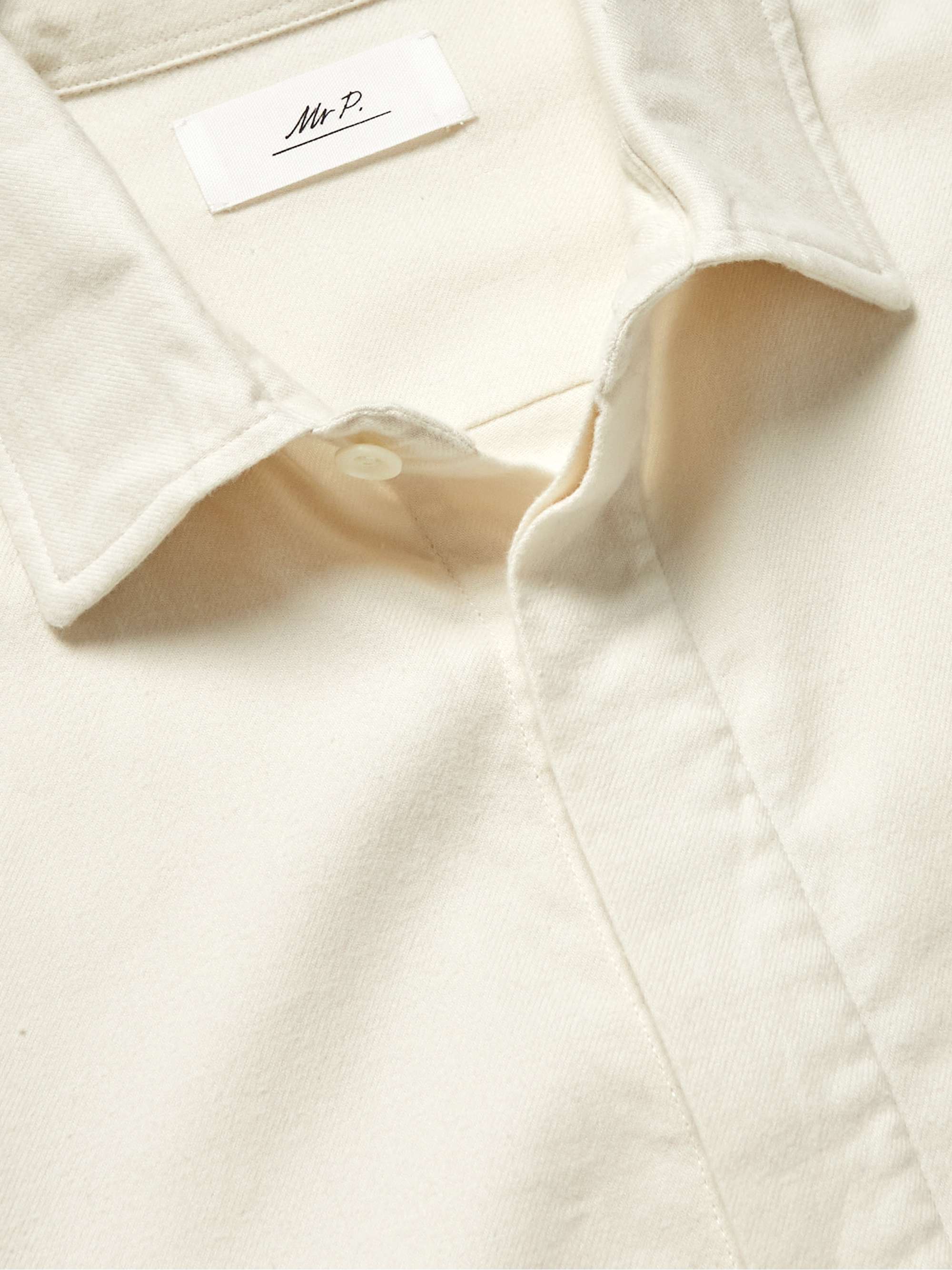 MR P. Cotton-Flannel Shirt Jacket