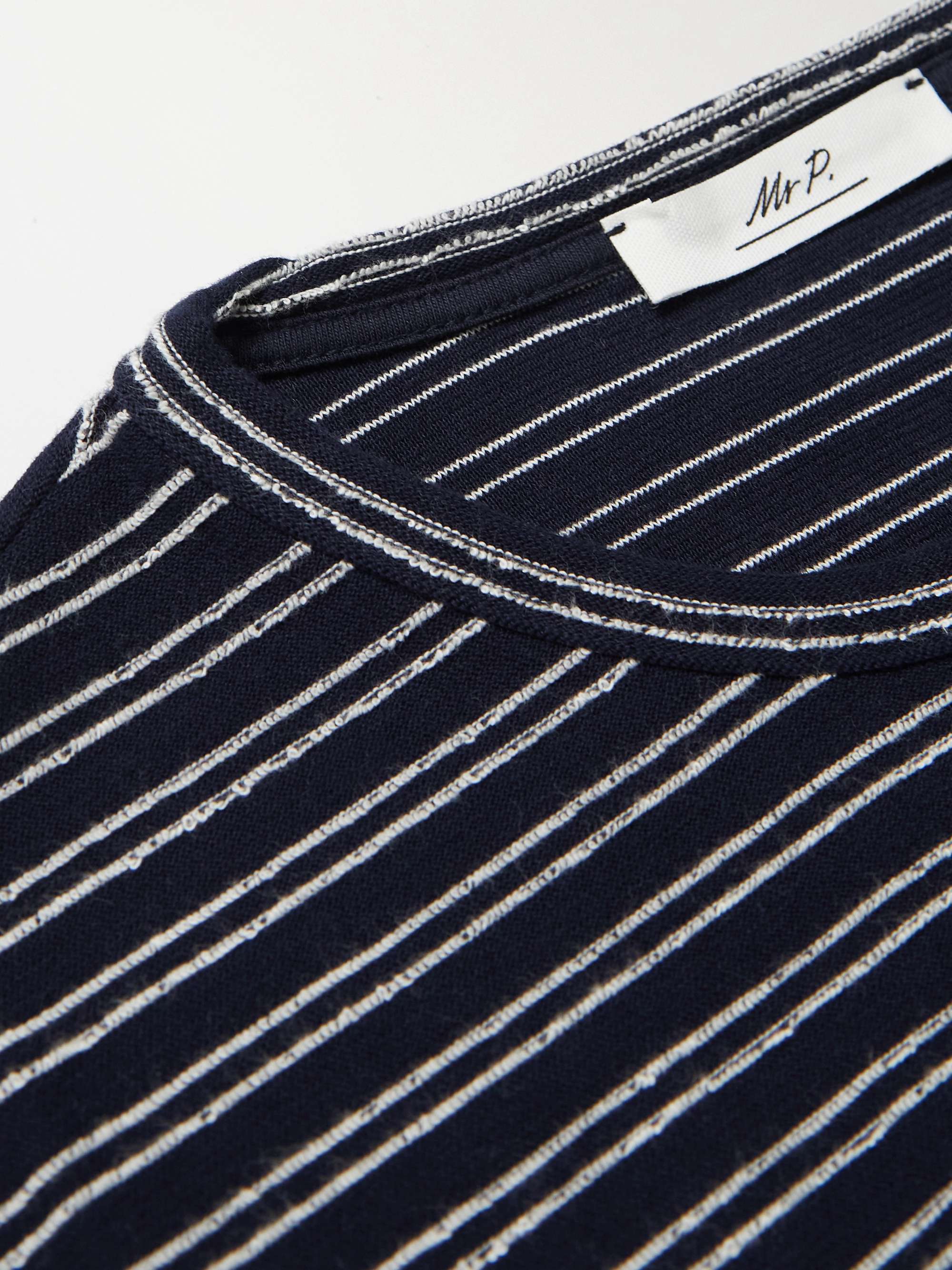 MR P. Striped Cotton-Jersey T-Shirt