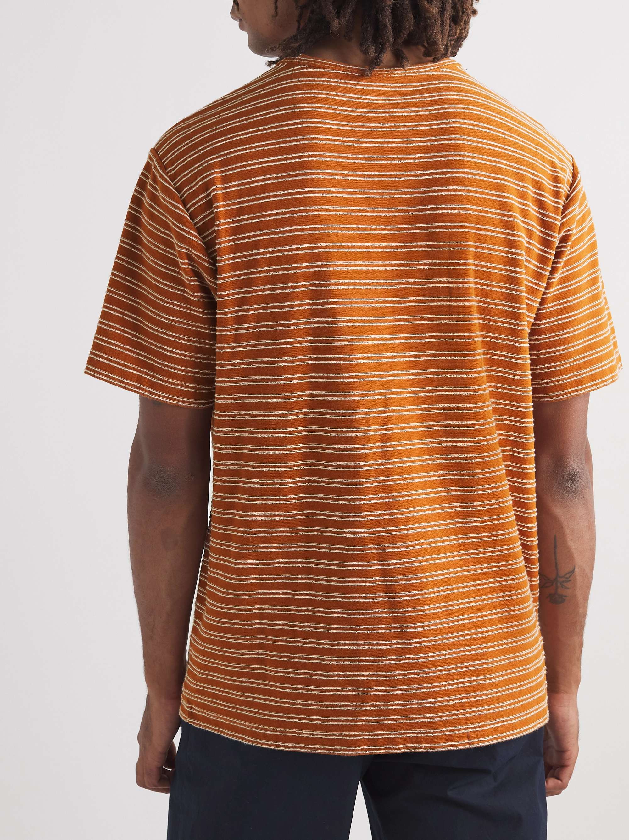 MR P. Striped Cotton-Jersey T-Shirt