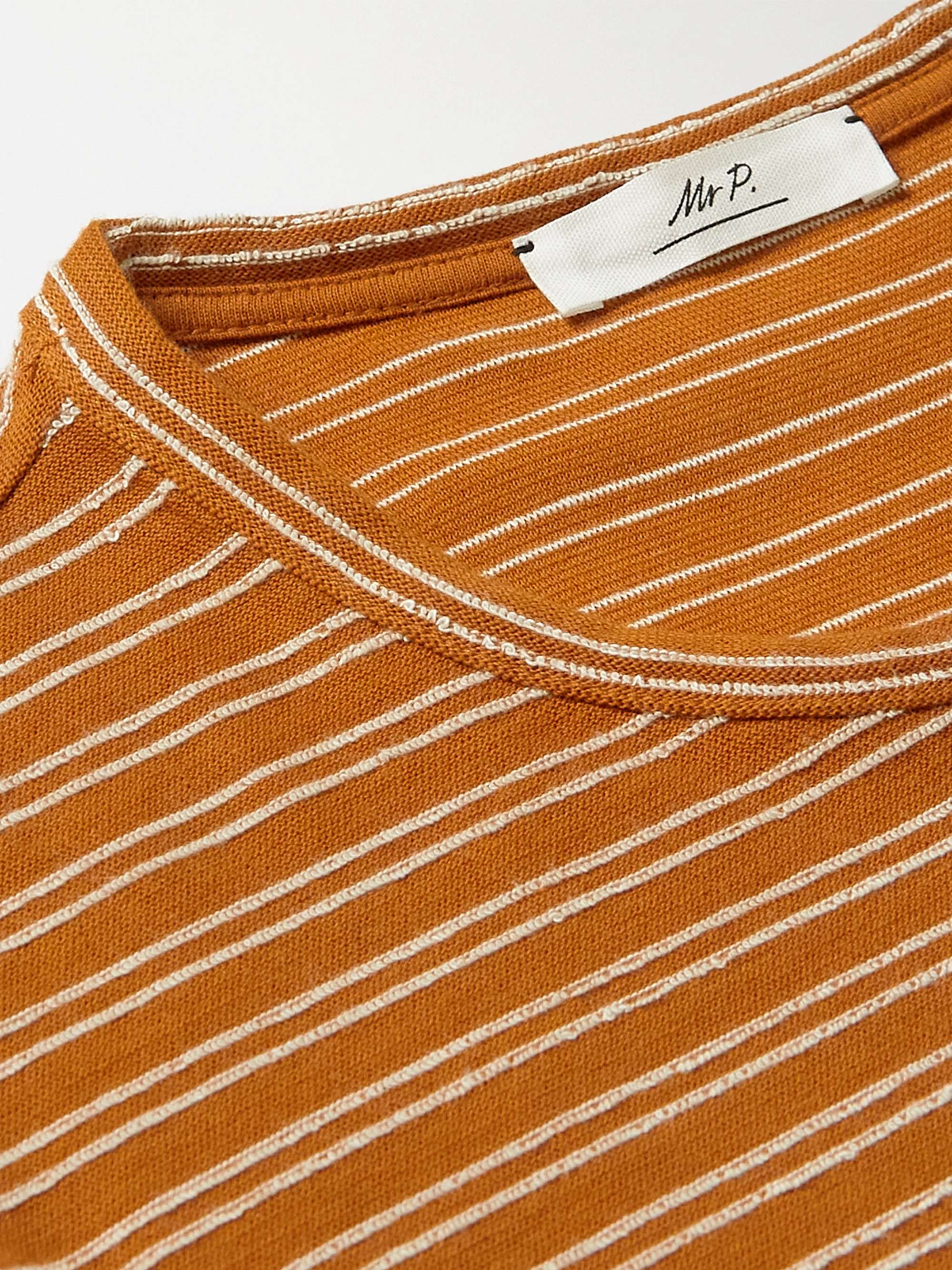 MR P. Striped Cotton-Jersey T-Shirt