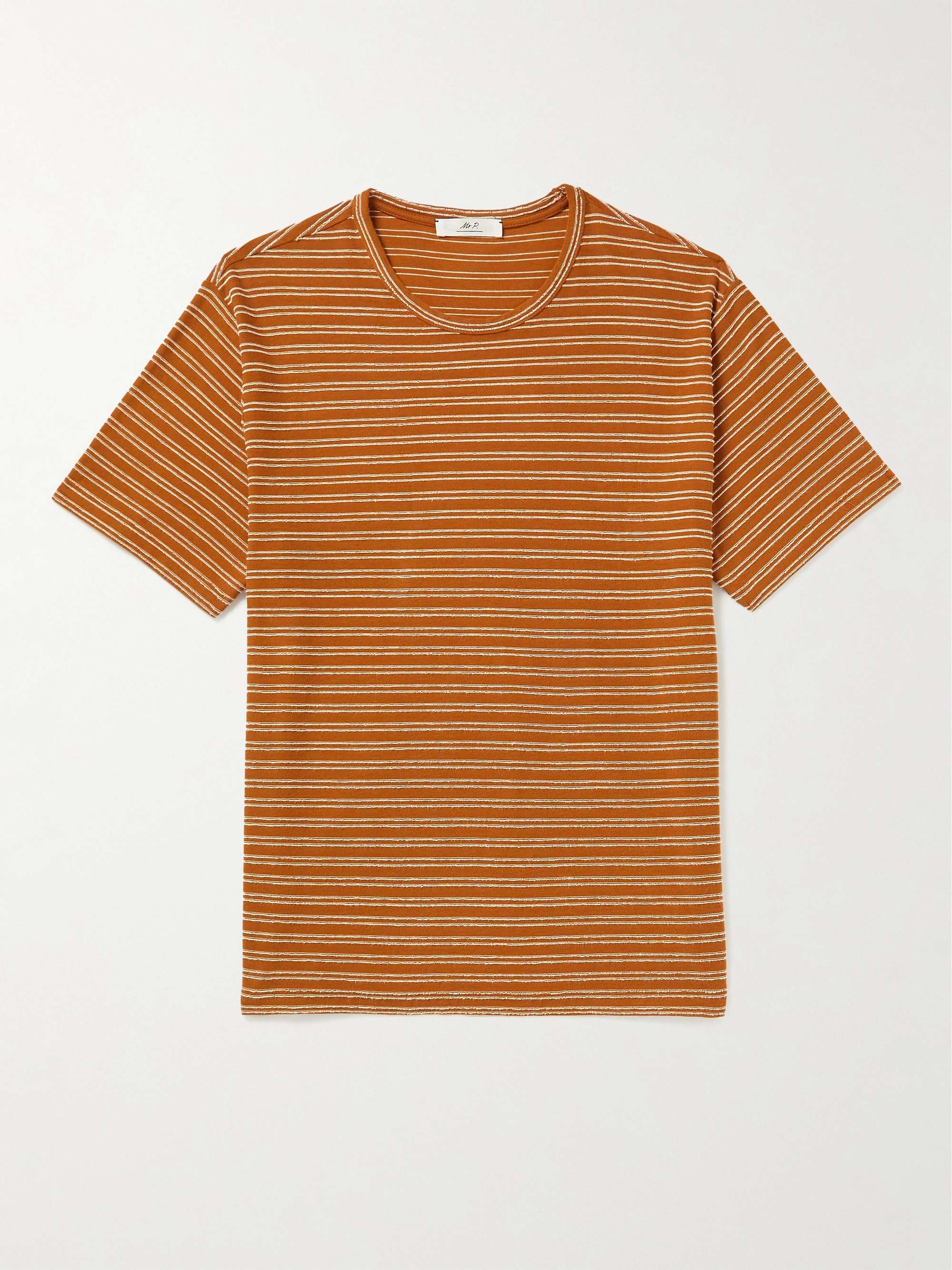 MR P. Striped Cotton-Jersey T-Shirt