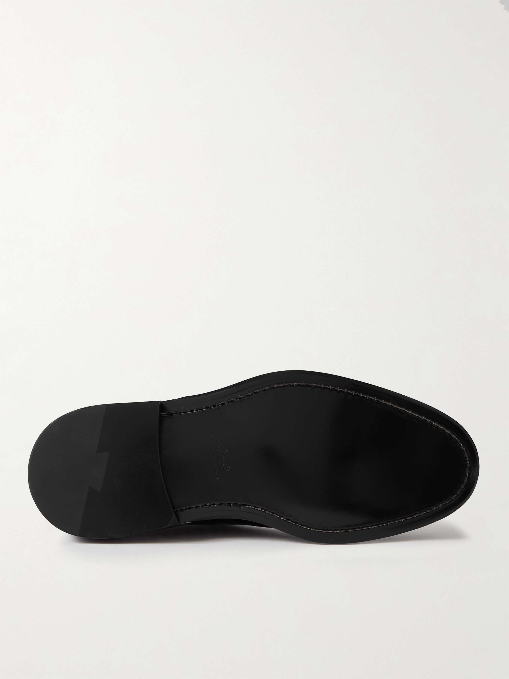 MR P. Patent-Leather Monk-Strap Shoes