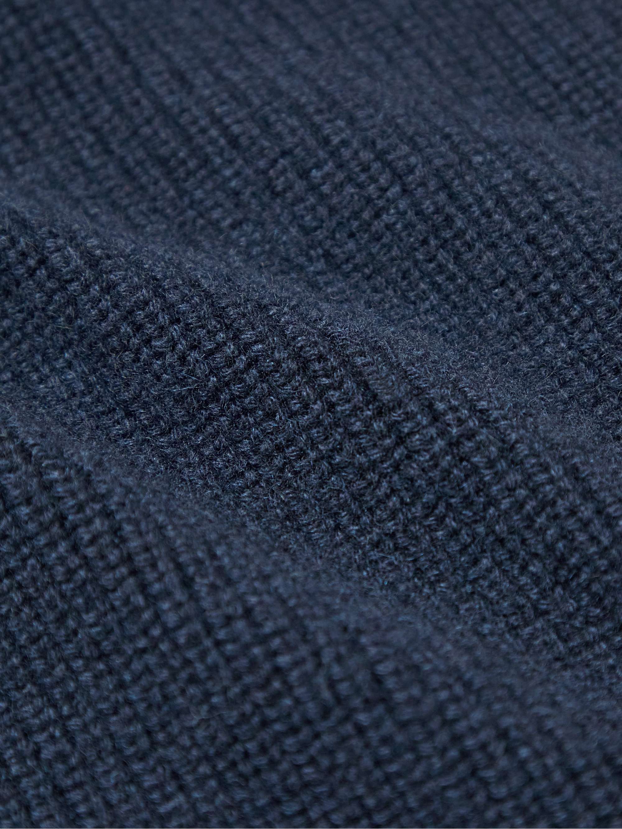 MR P. Ribbed Cashmere Scarf