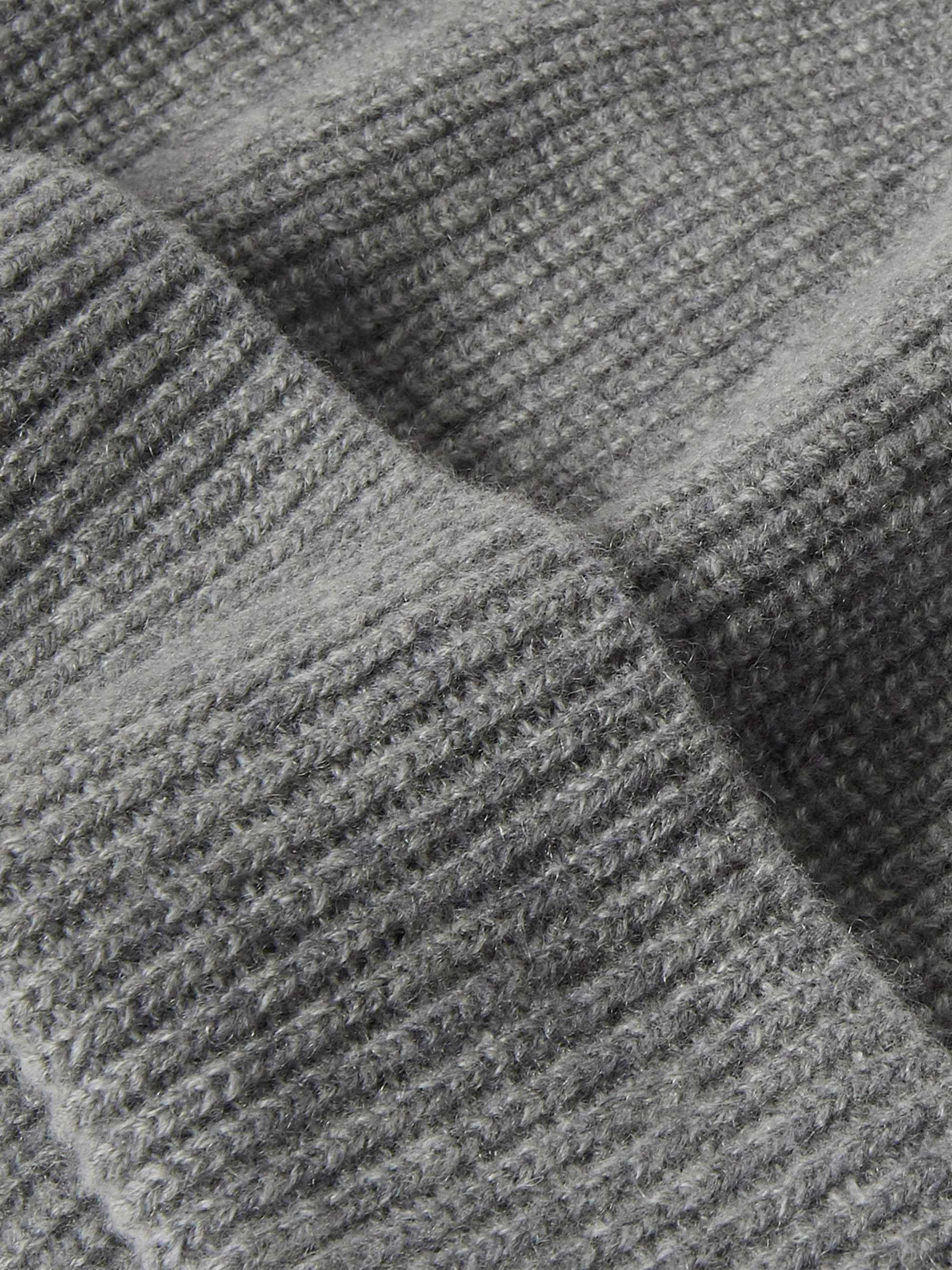 MR P. Ribbed Cashmere Beanie