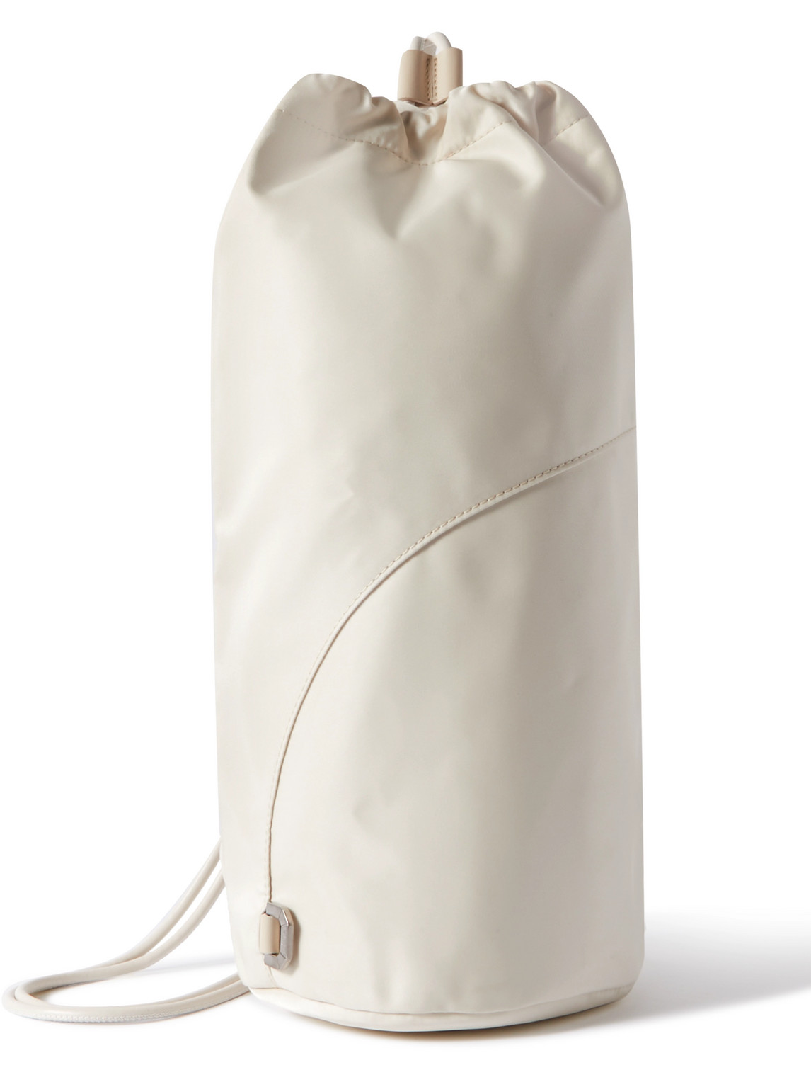 Eéra Rocket Big Leather-trimmed Shell Backpack In Neutrals