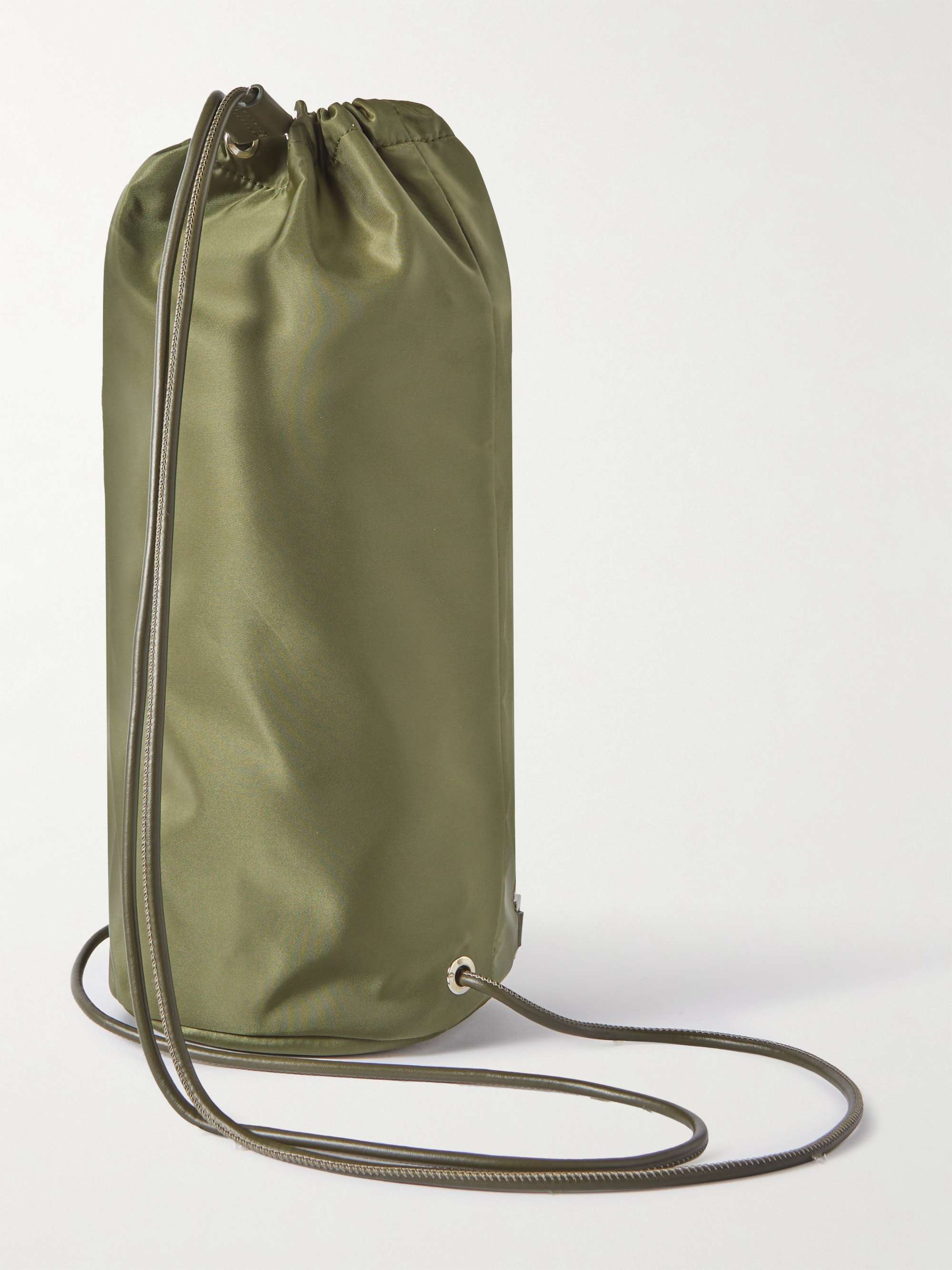 EÉRA Rocket Big Leather-Trimmed Shell Backpack