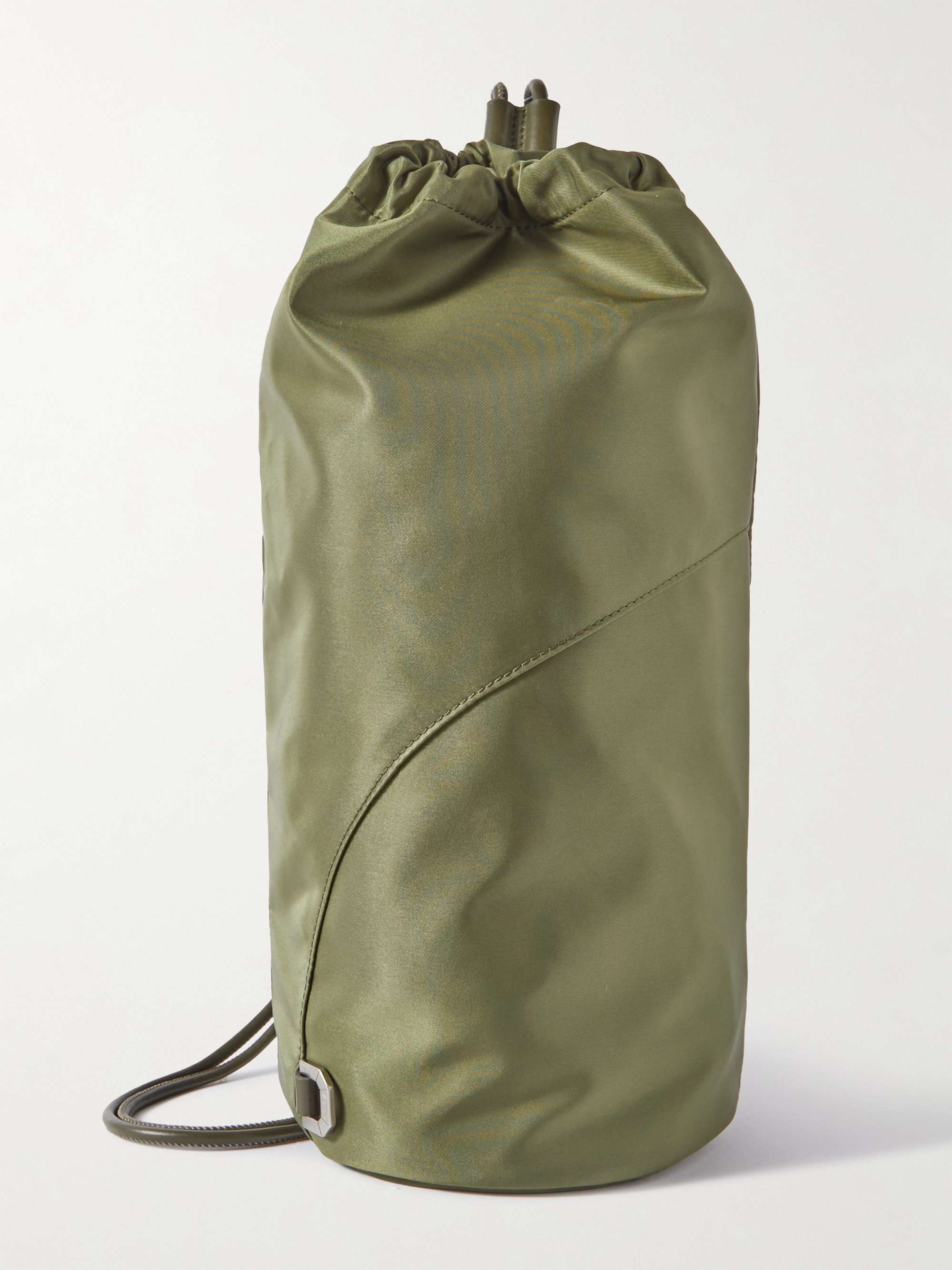EEERA Rocket Big Leather-Trimmed Shell Backpack