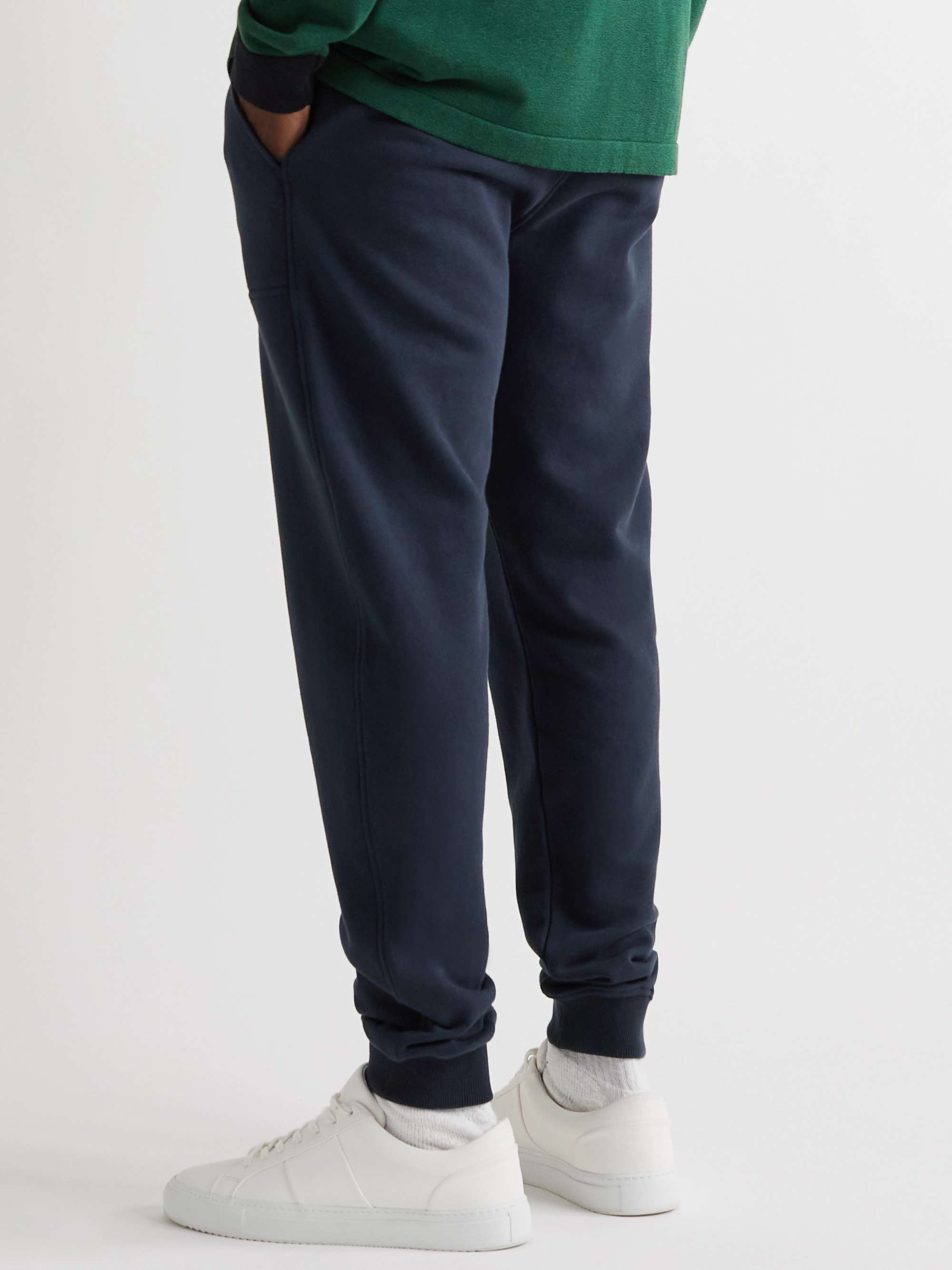 MR P. Tapered Organic Cotton-Jersey Sweatpants