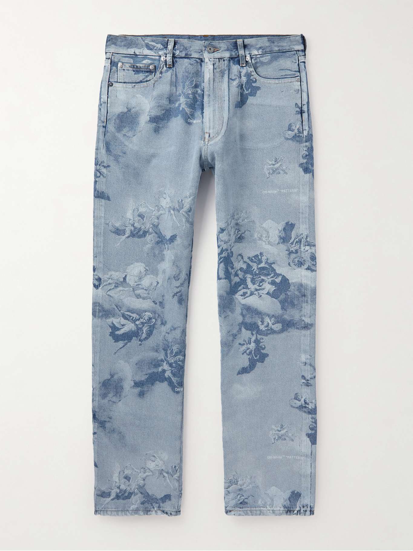 mrporter.com | OFF-WHITE Straight-Leg Printed Jeans