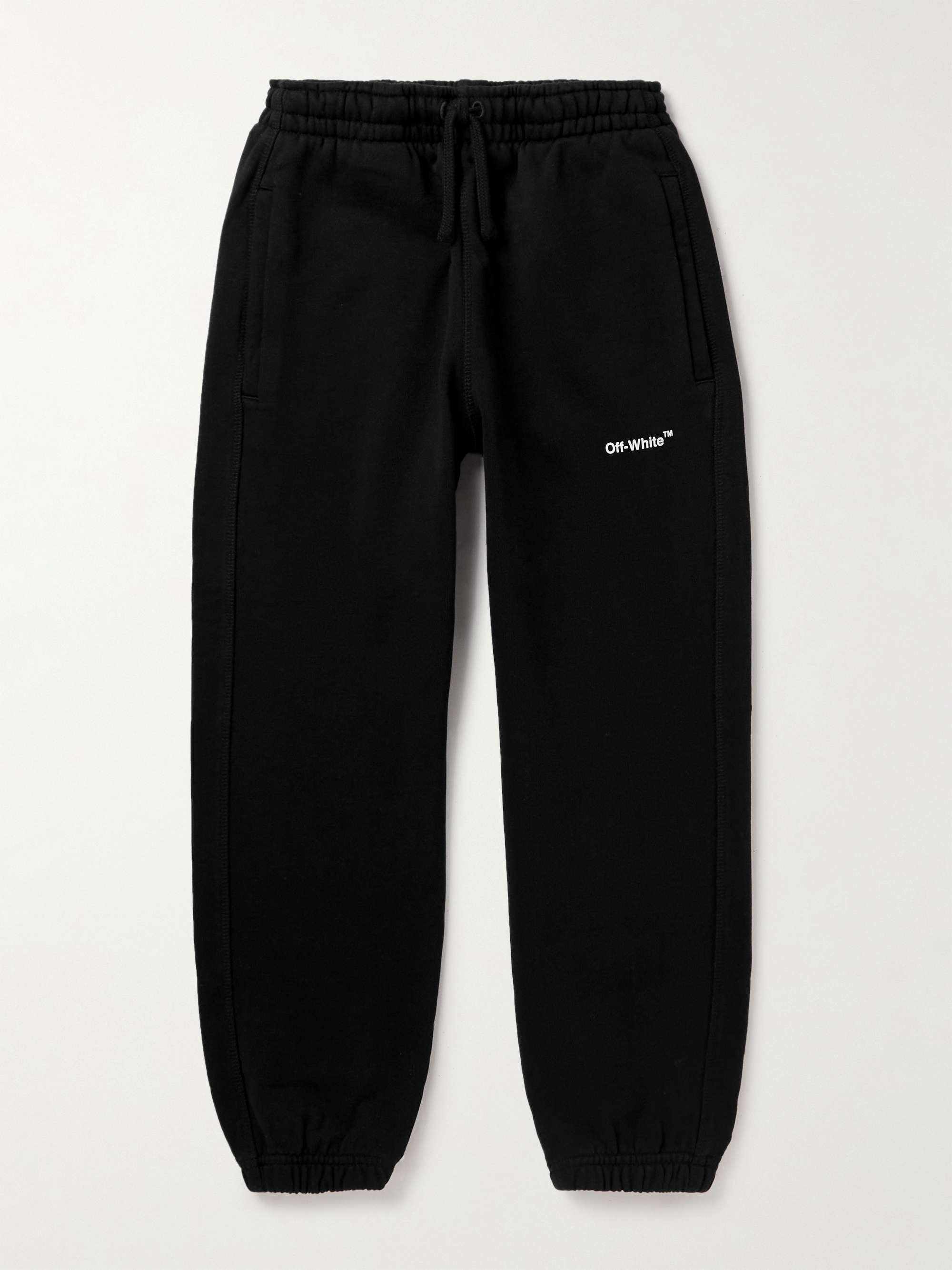 OFF-WHITE™ KIDS Logo-Print Cotton-Jersey Sweatpants for Men