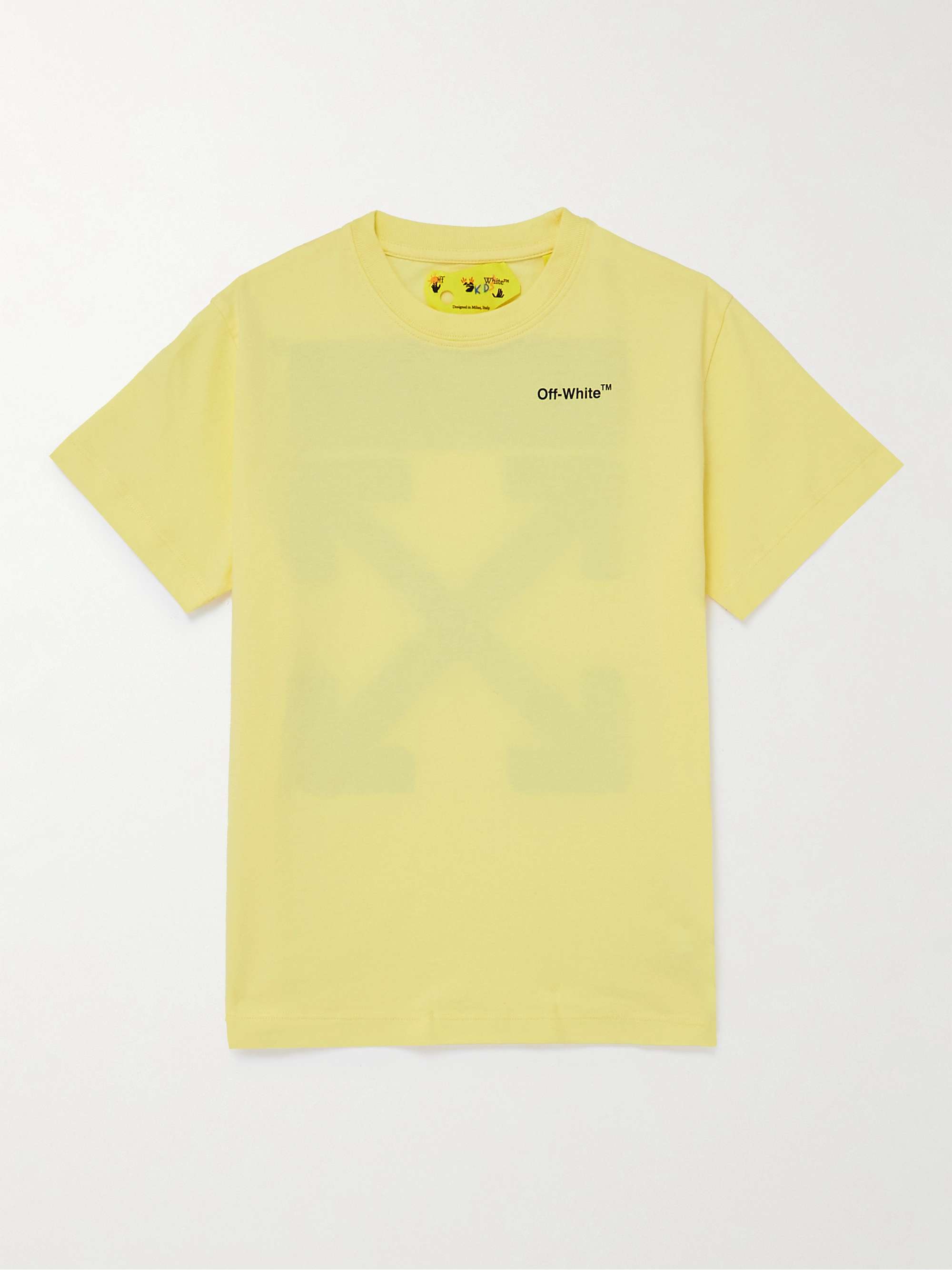 OFF-WHITE™ KIDS Arrow Logo-Print Cotton-Jersey T-Shirt