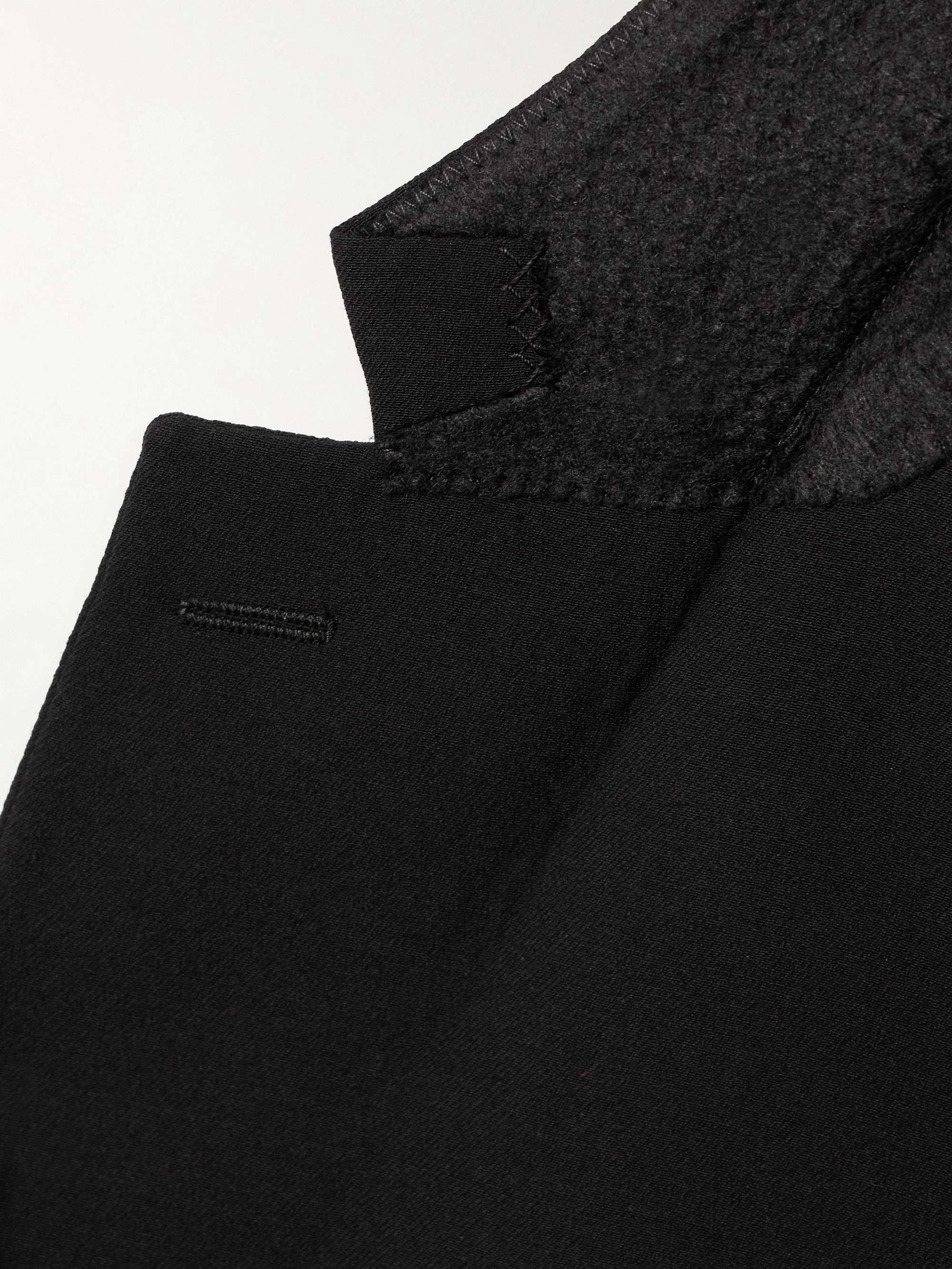 OFF-WHITE Graf Coupe' Strap Rel Embroidered Wool-Blend Suit Jacket