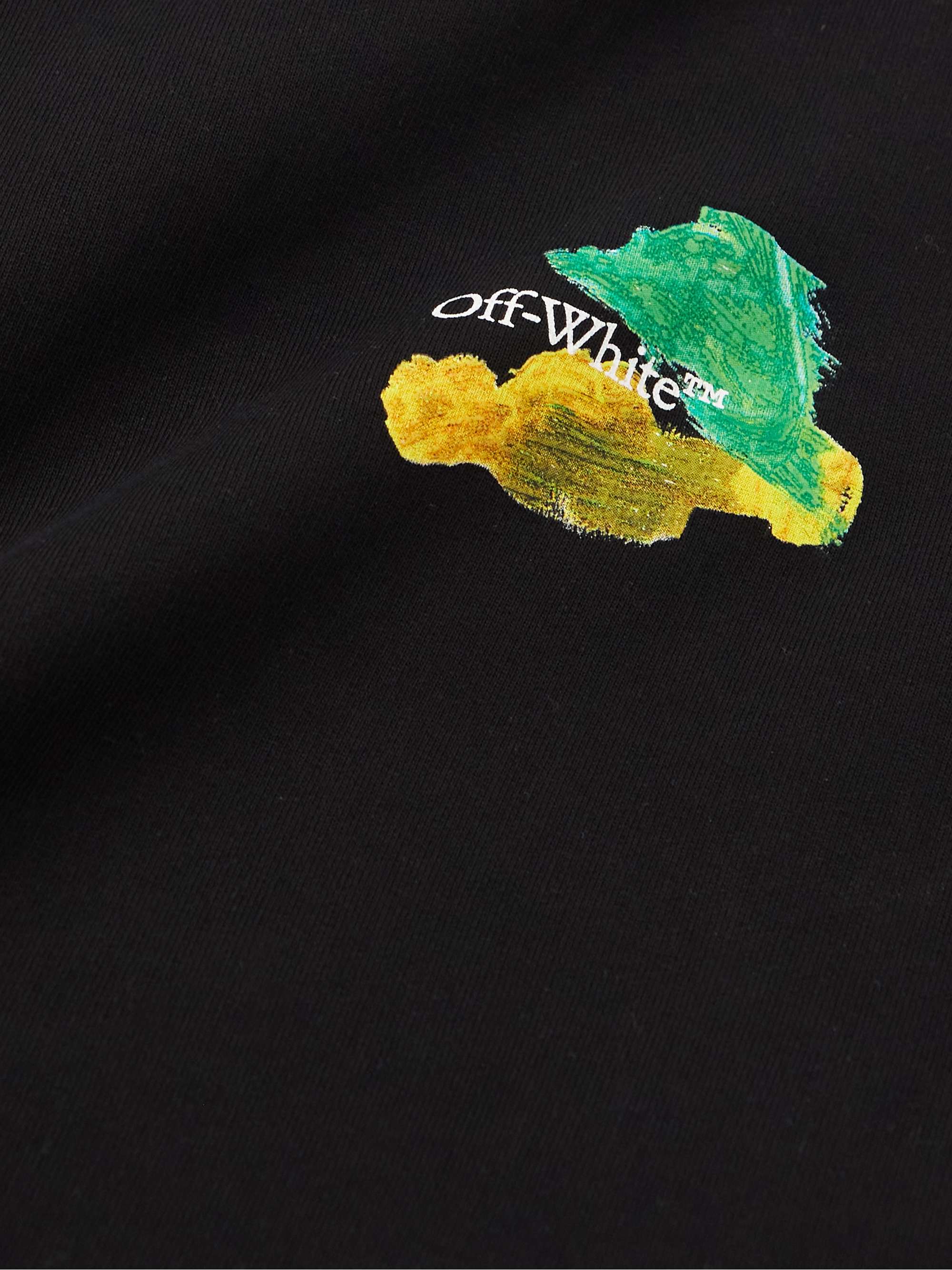 OFF-WHITE Logo-Print Cotton-Jersey Sweatshirt