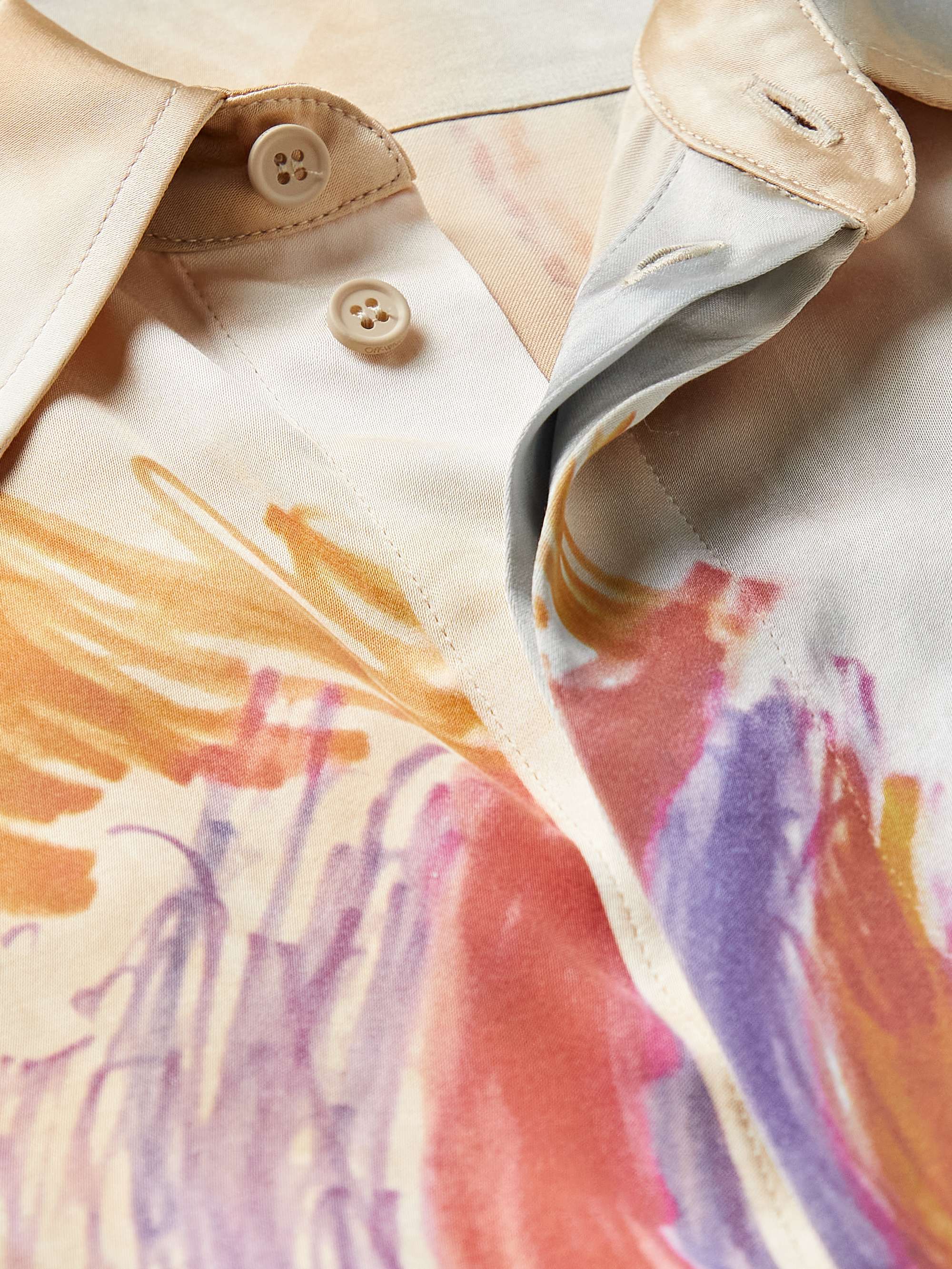 OFF-WHITE Printed Satin Shirt
