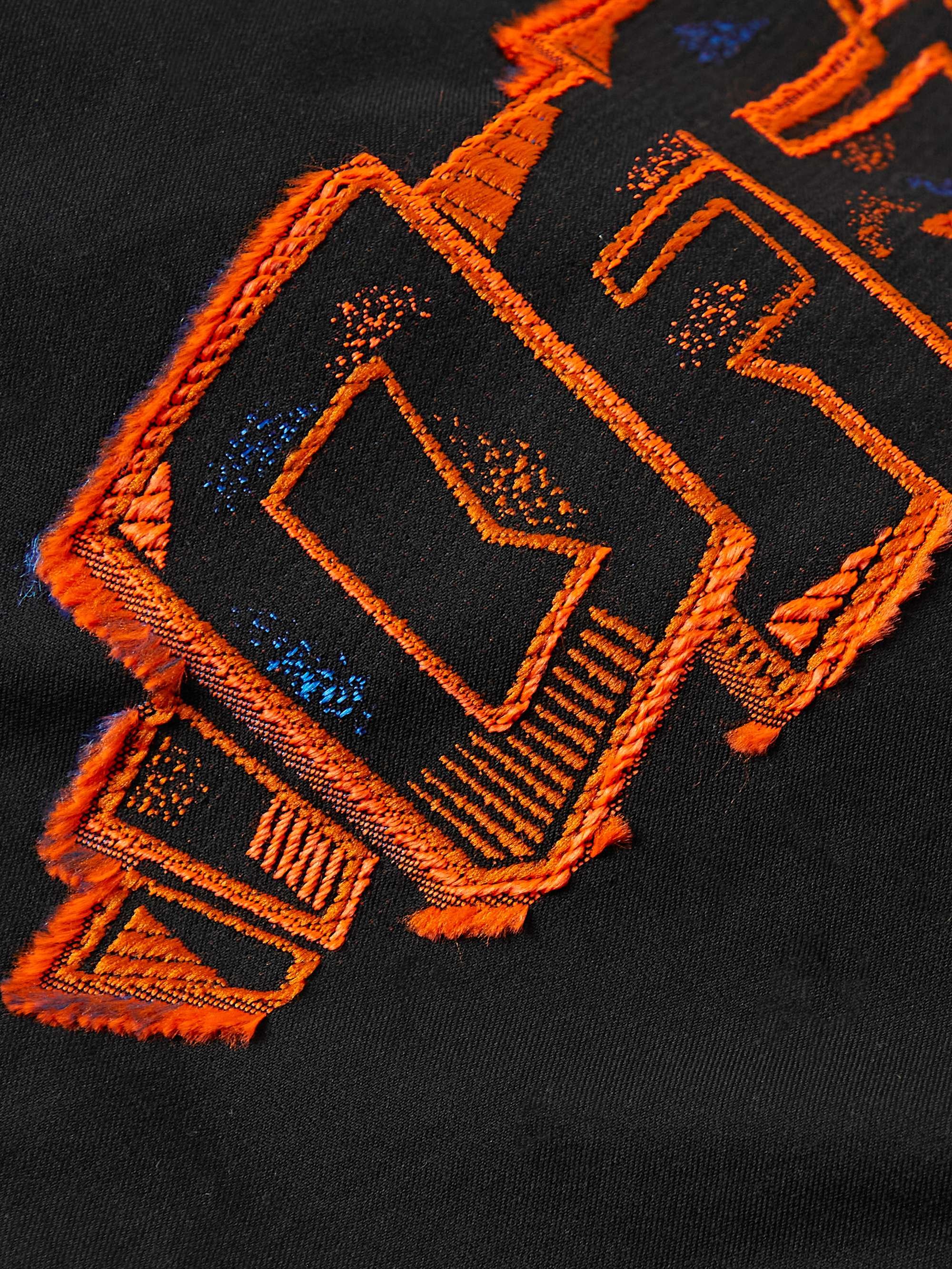 OFF-WHITE Graf Coupe' Logo-Embroidered Padded Cotton-Blend Overshirt