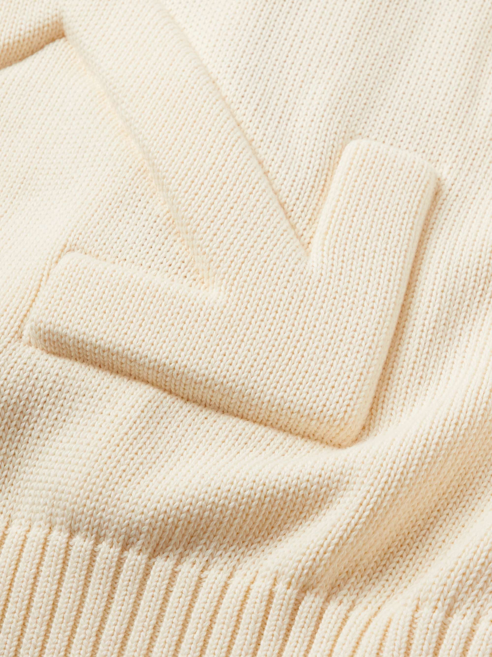 OFF-WHITE Padded Cotton-Blend Sweater