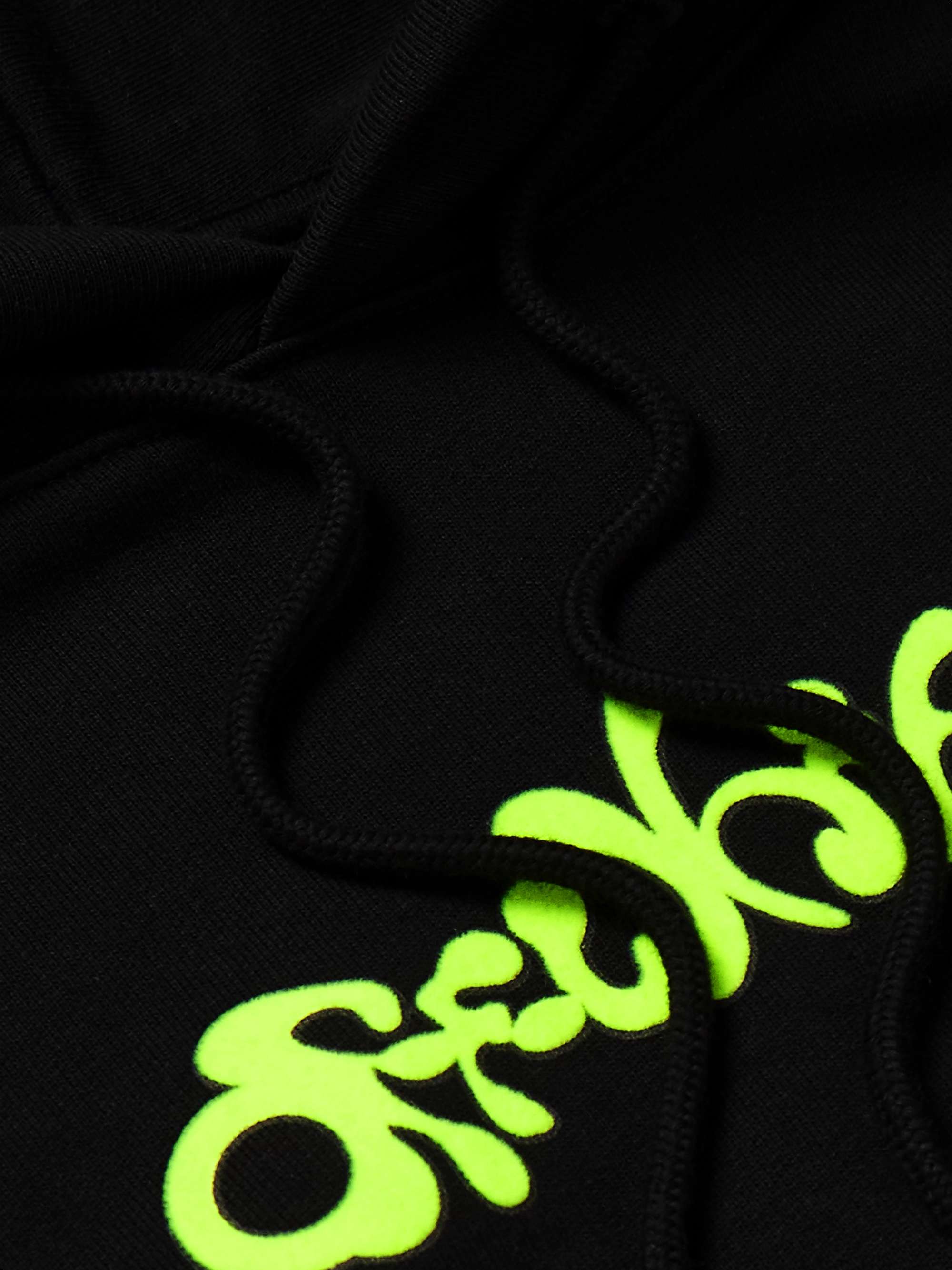 OFF-WHITE Logo-Print Cotton-Jersey Hoodie