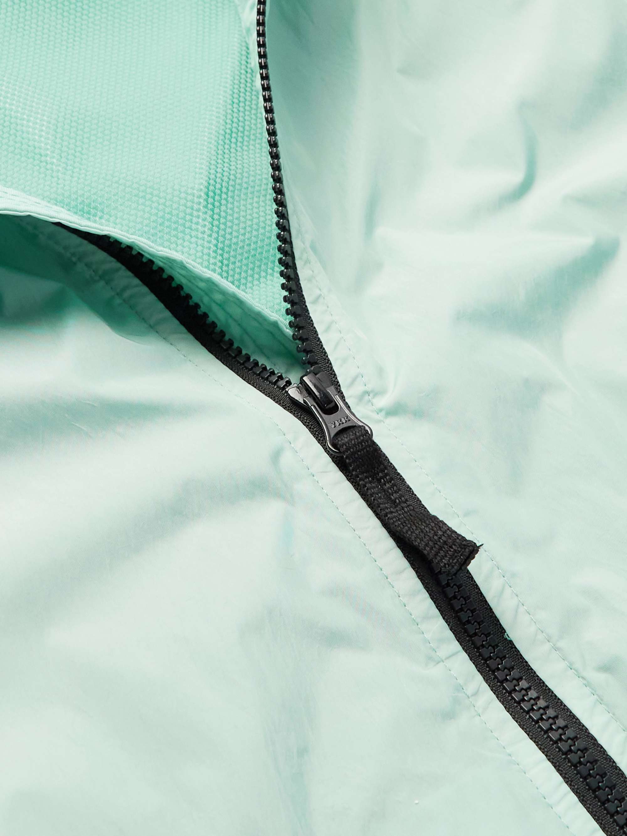 STONE ISLAND Logo-Appliquéd Crinkle Reps Nylon Hooded Jacket