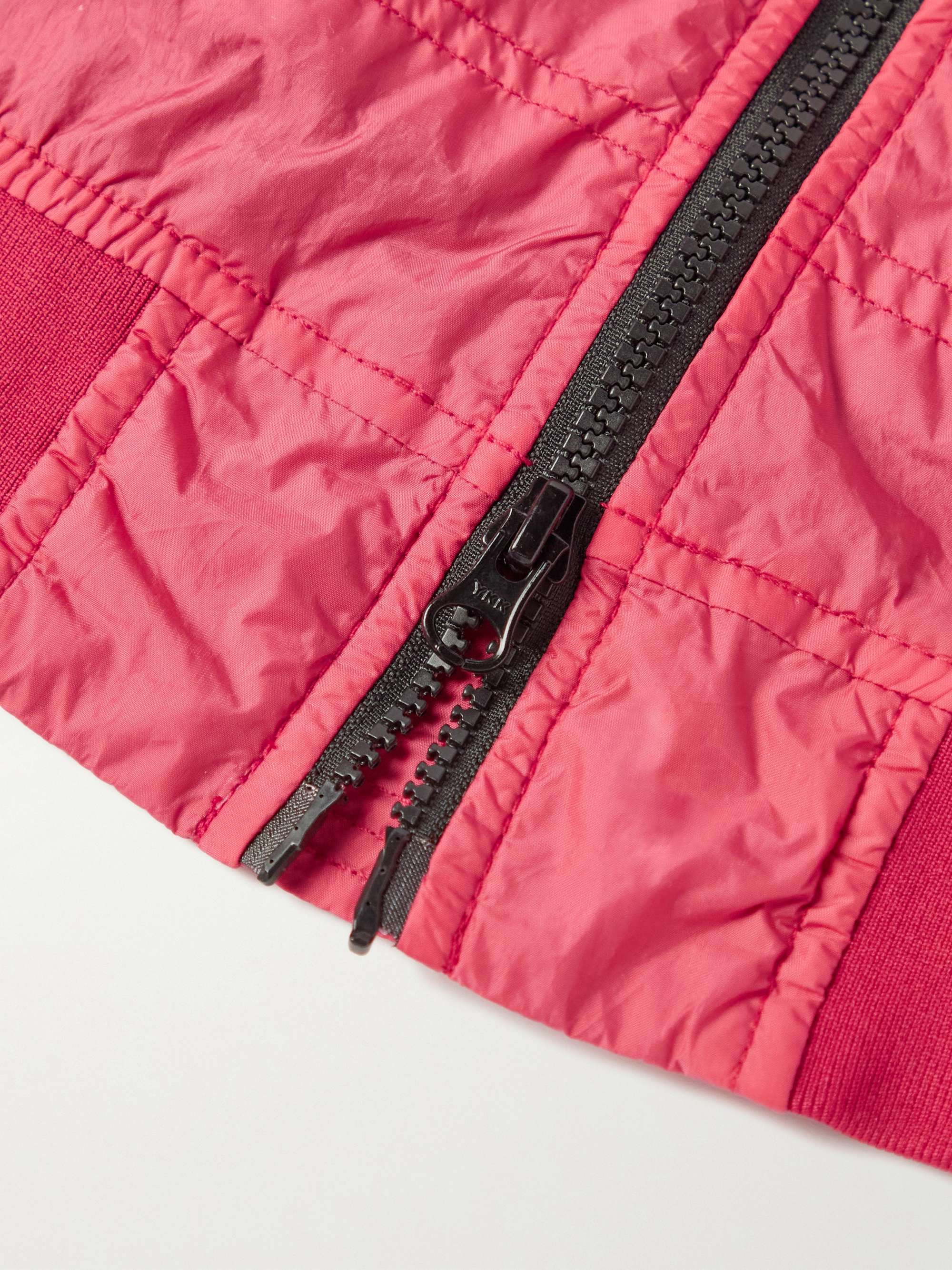 STONE ISLAND Logo-Appliquéd Crinkle Reps Nylon Jacket