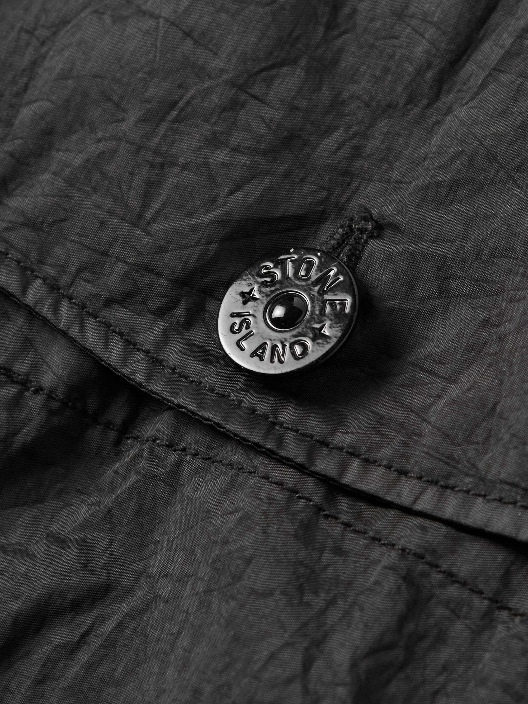 STONE ISLAND Logo-Appliquéd Nylon Metal Jacket