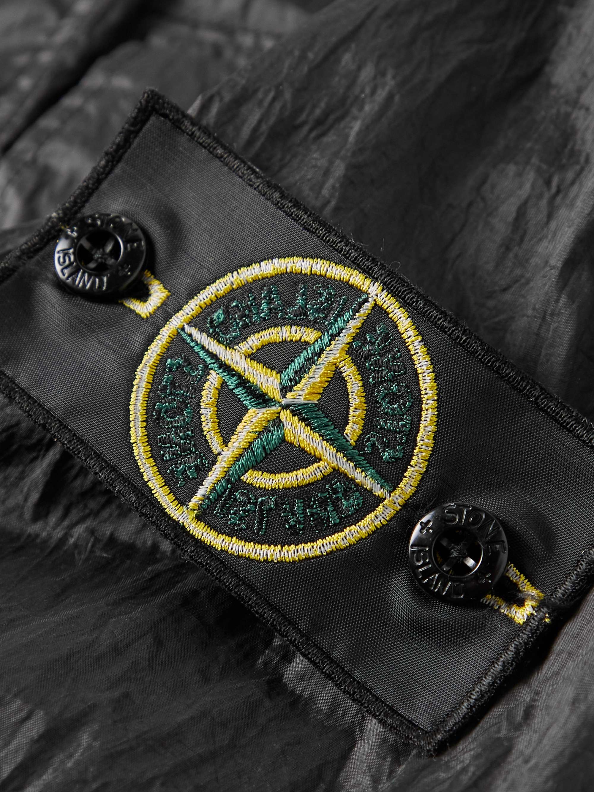 STONE ISLAND Logo-Appliquéd Nylon Metal Jacket