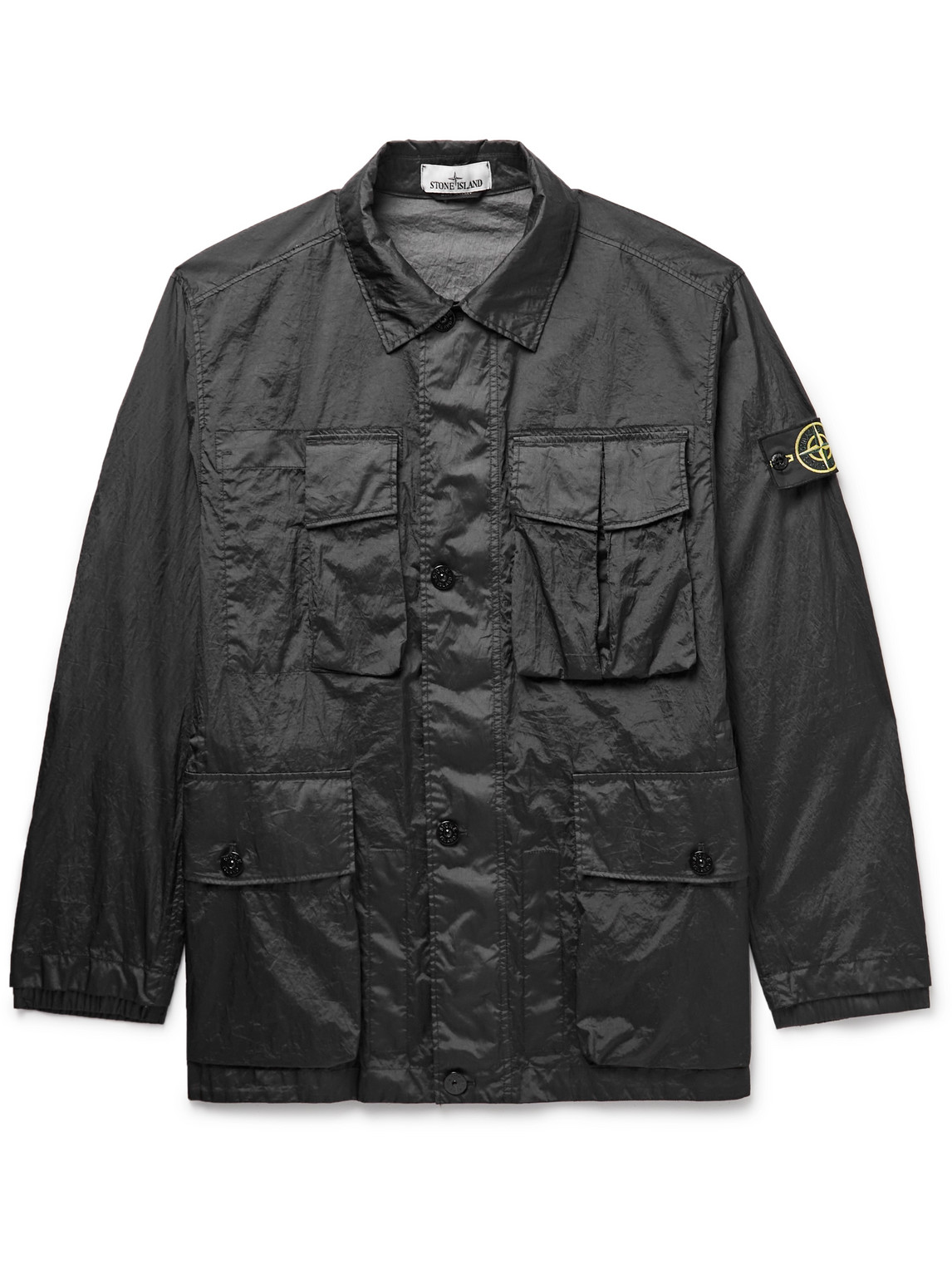 Stone Island Black Nylon Metal Watro Tc Field Jacket | ModeSens