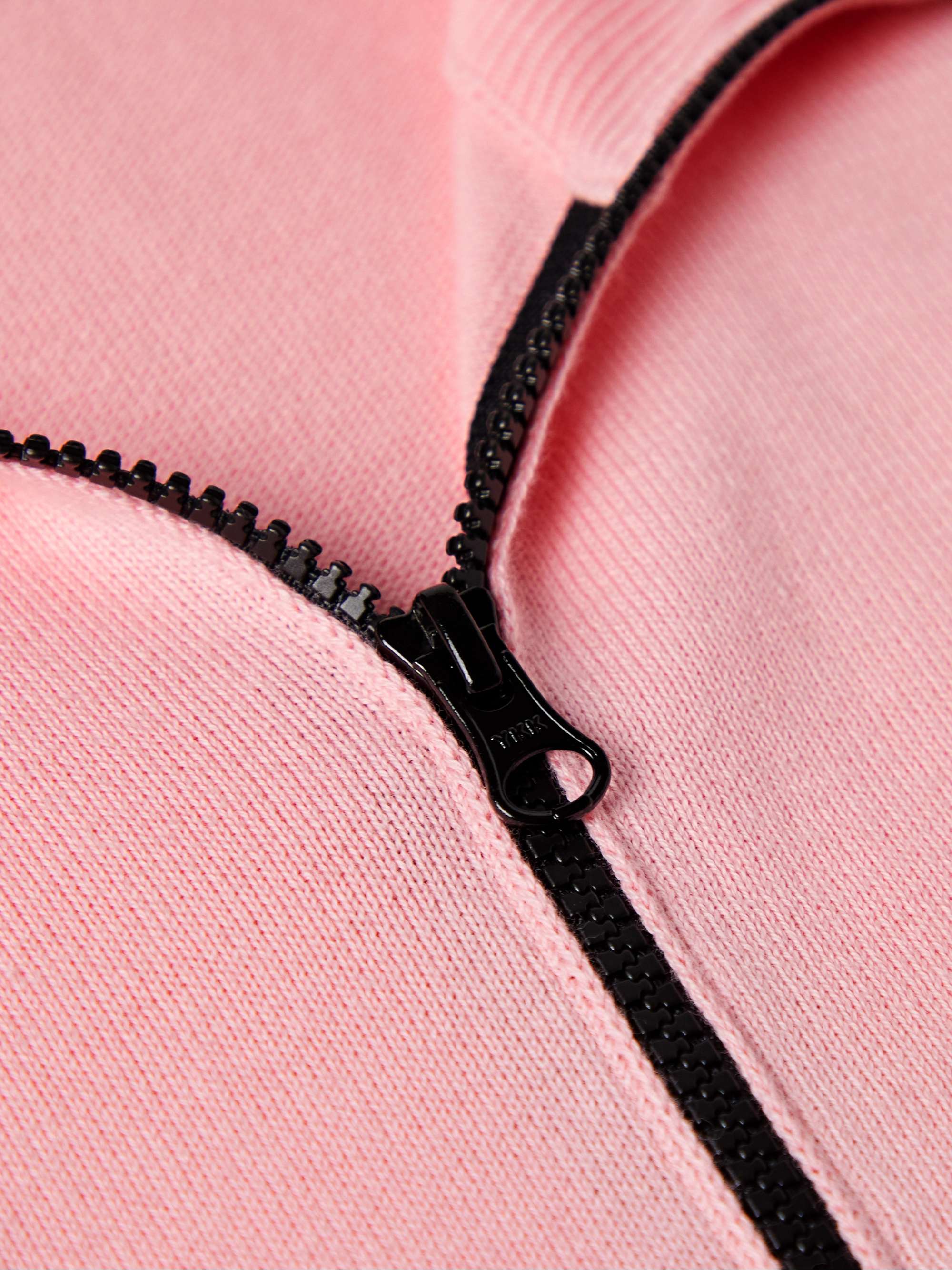 STONE ISLAND Logo-Appliquéd Organic Cotton Zip-Up Cardigan