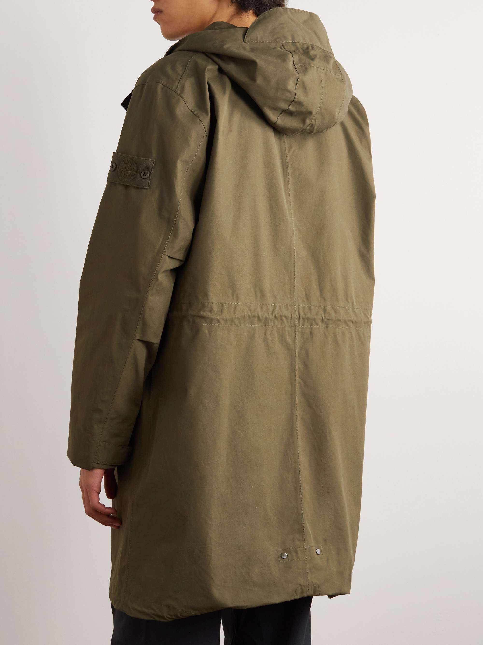 STONE ISLAND Ghost CottonGabardine Hooded Parka for Men MR PORTER