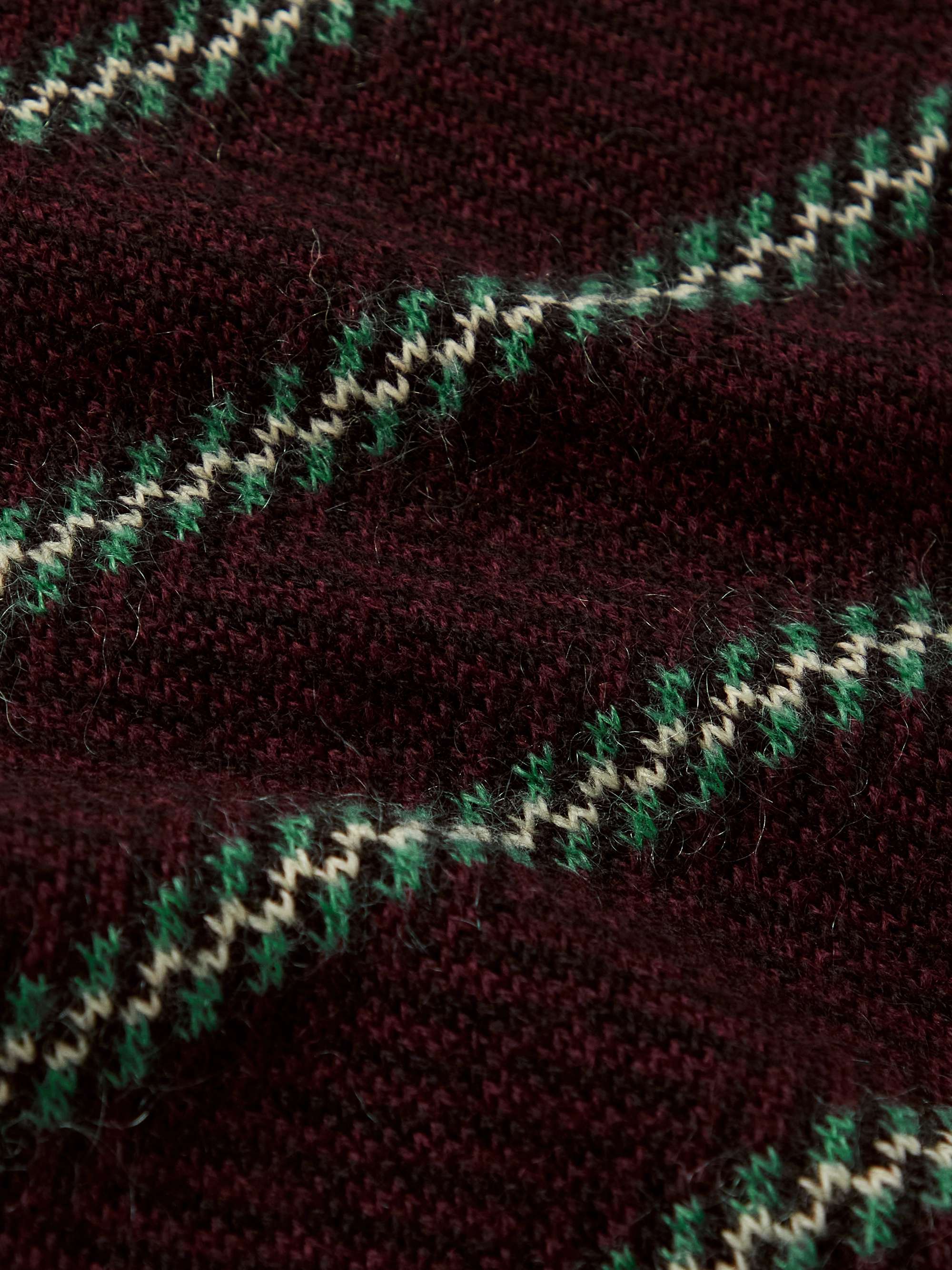 WALES BONNER Sunday Slim-Fit Virgin Wool-Blend Jacquard Sweater