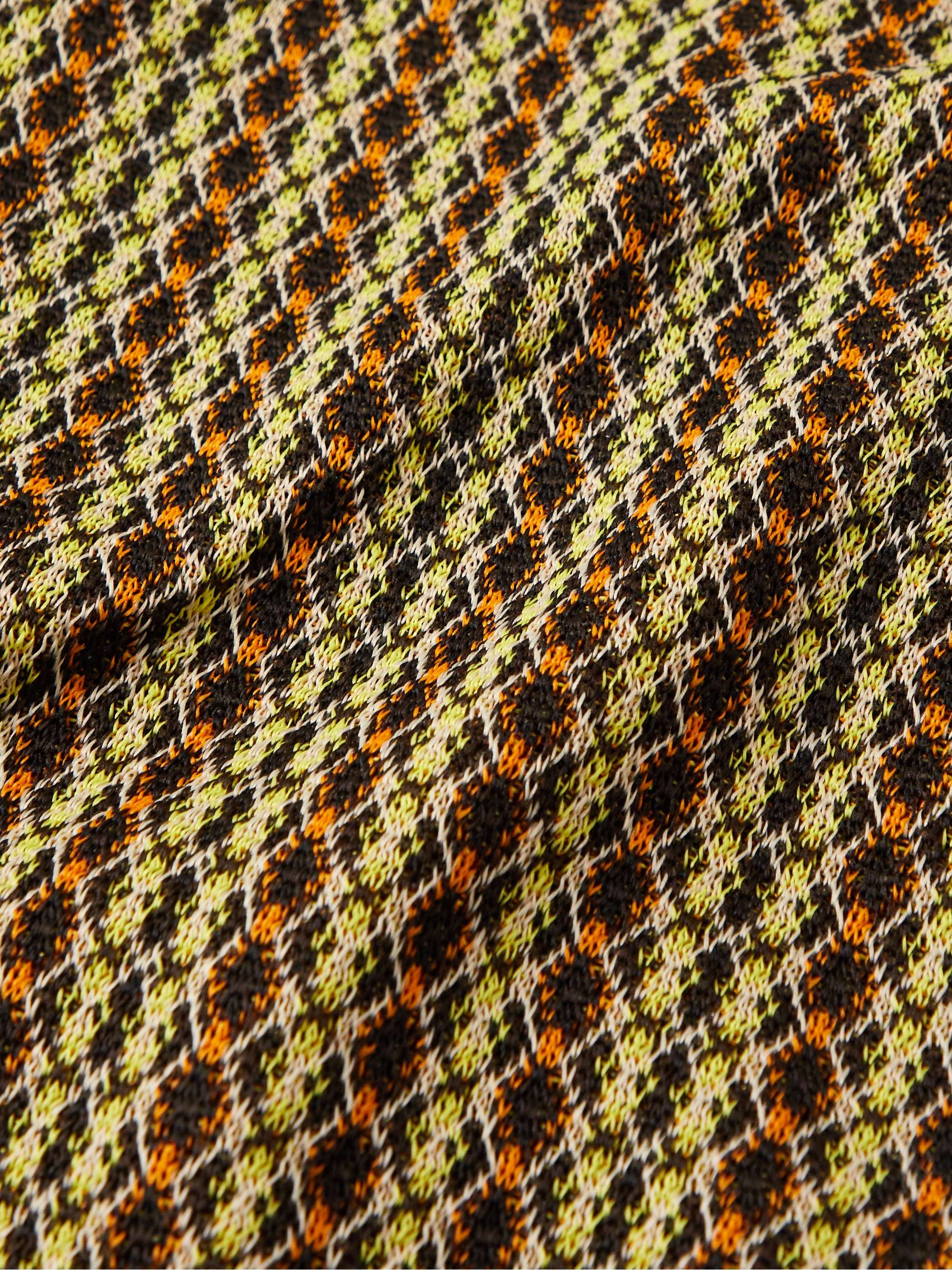 WALES BONNER Orchestre Slim-Fit Striped Jacquard-Knit Zip-Up Cardigan