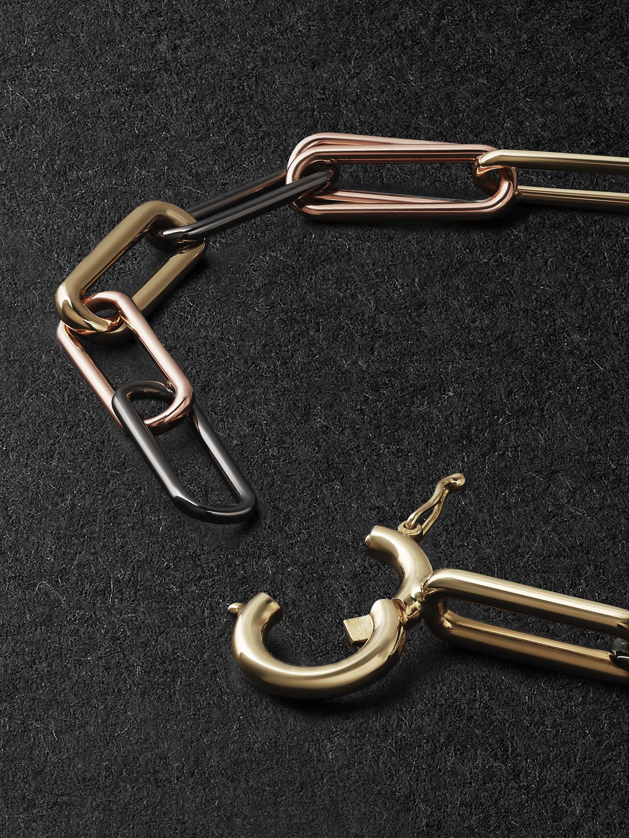 SPINELLI KILCOLLIN Elliptical Gold Chain Bracelet