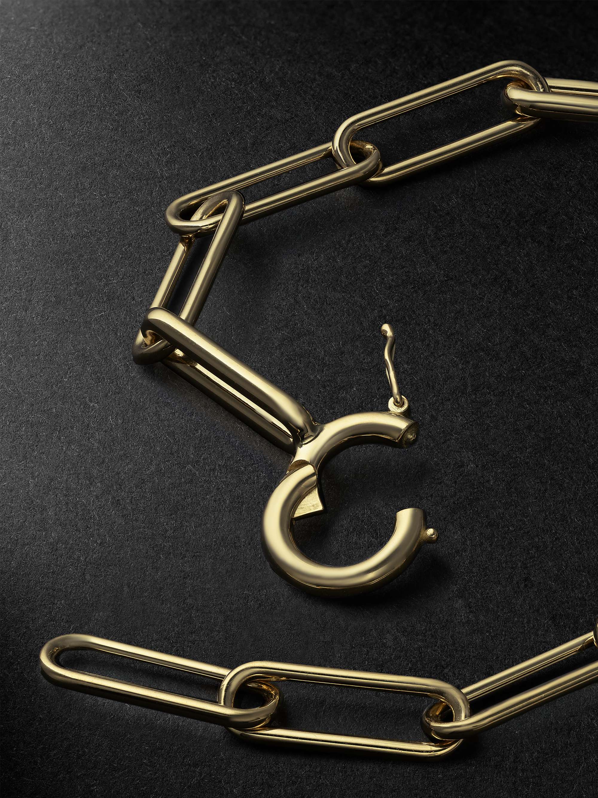SPINELLI KILCOLLIN Elliptical Gold Chain Bracelet