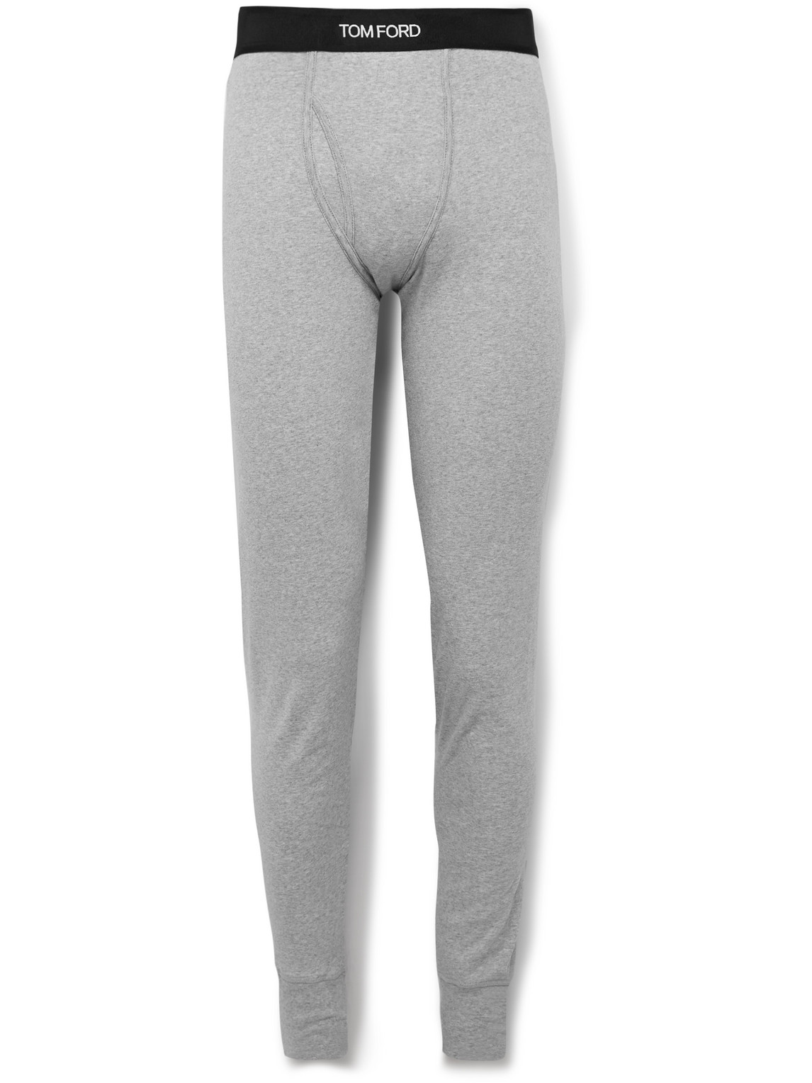 Tom Ford Gray Long Johns Lounge Pants In Gray