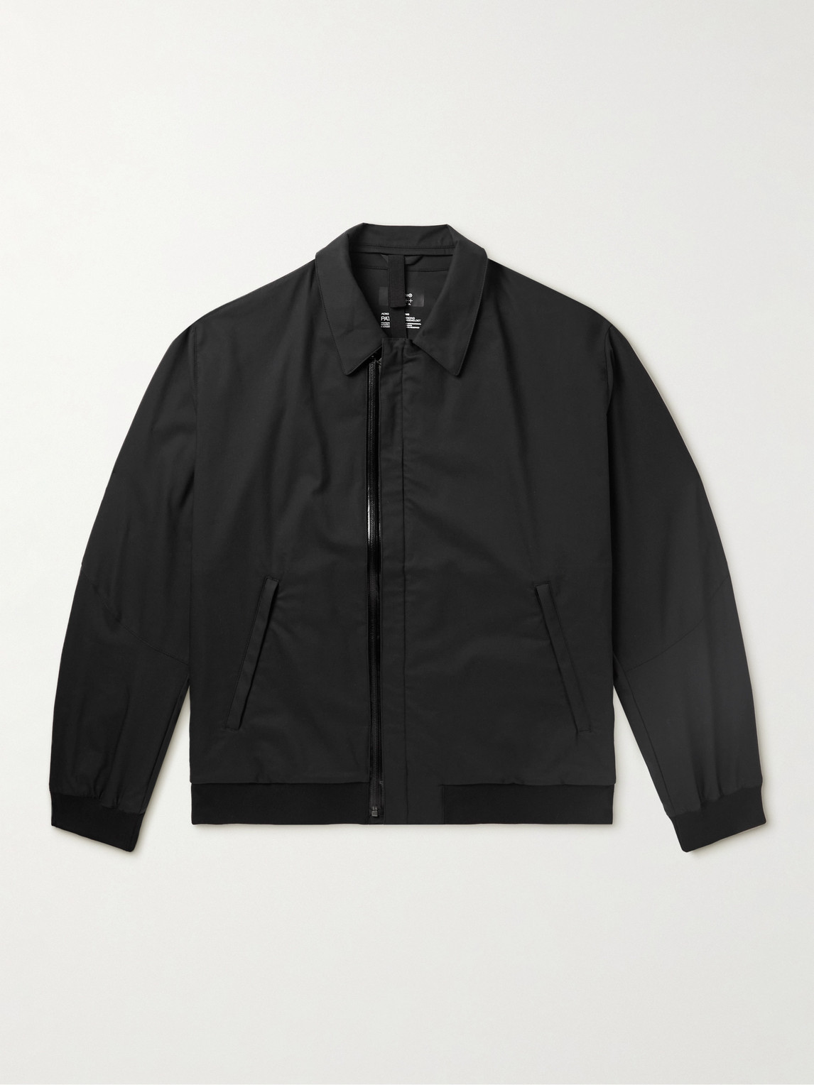 Micro Twill Tec Sys Jacket In Black