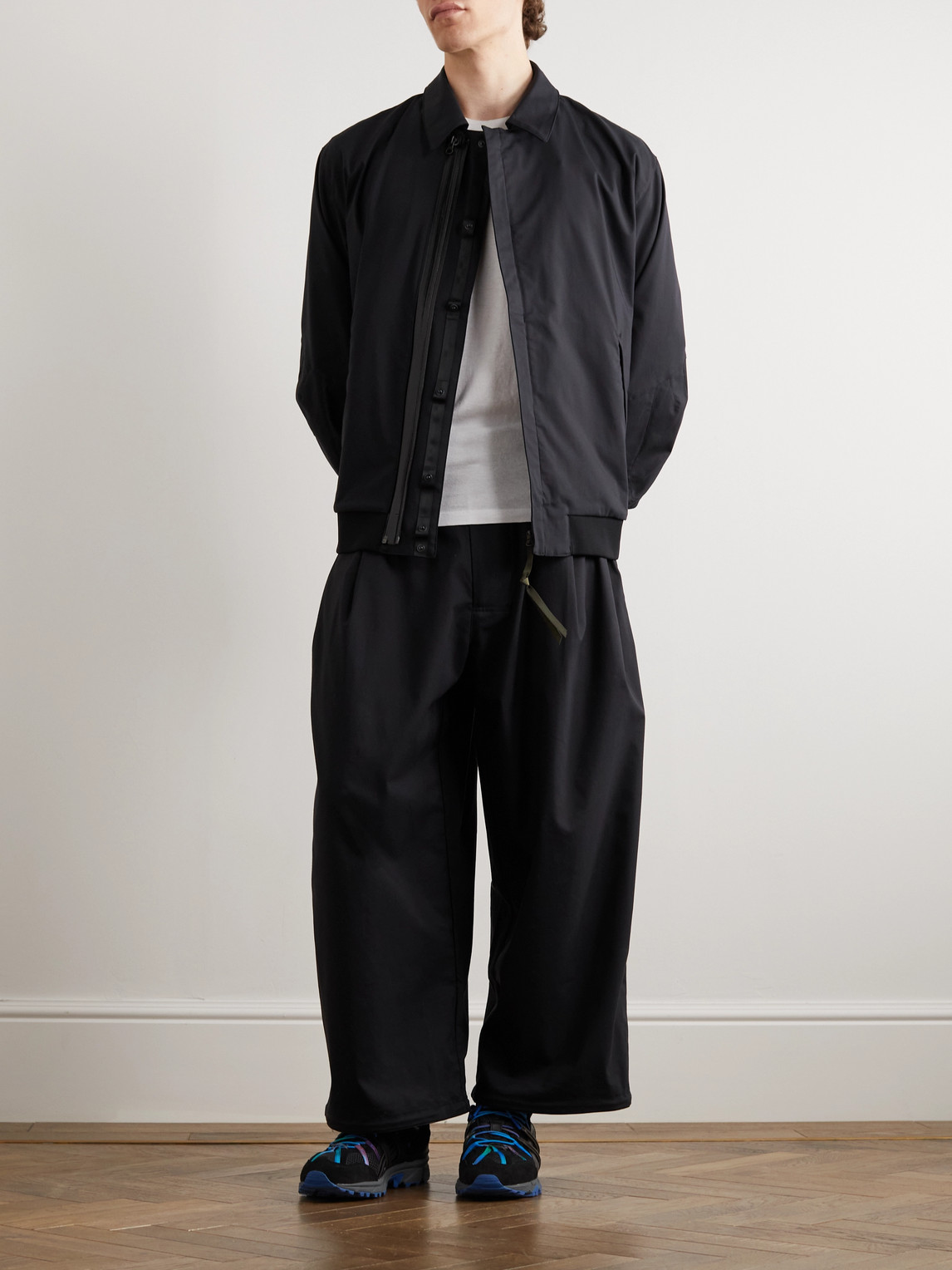 Micro Twill Tec Sys Jacket In Black